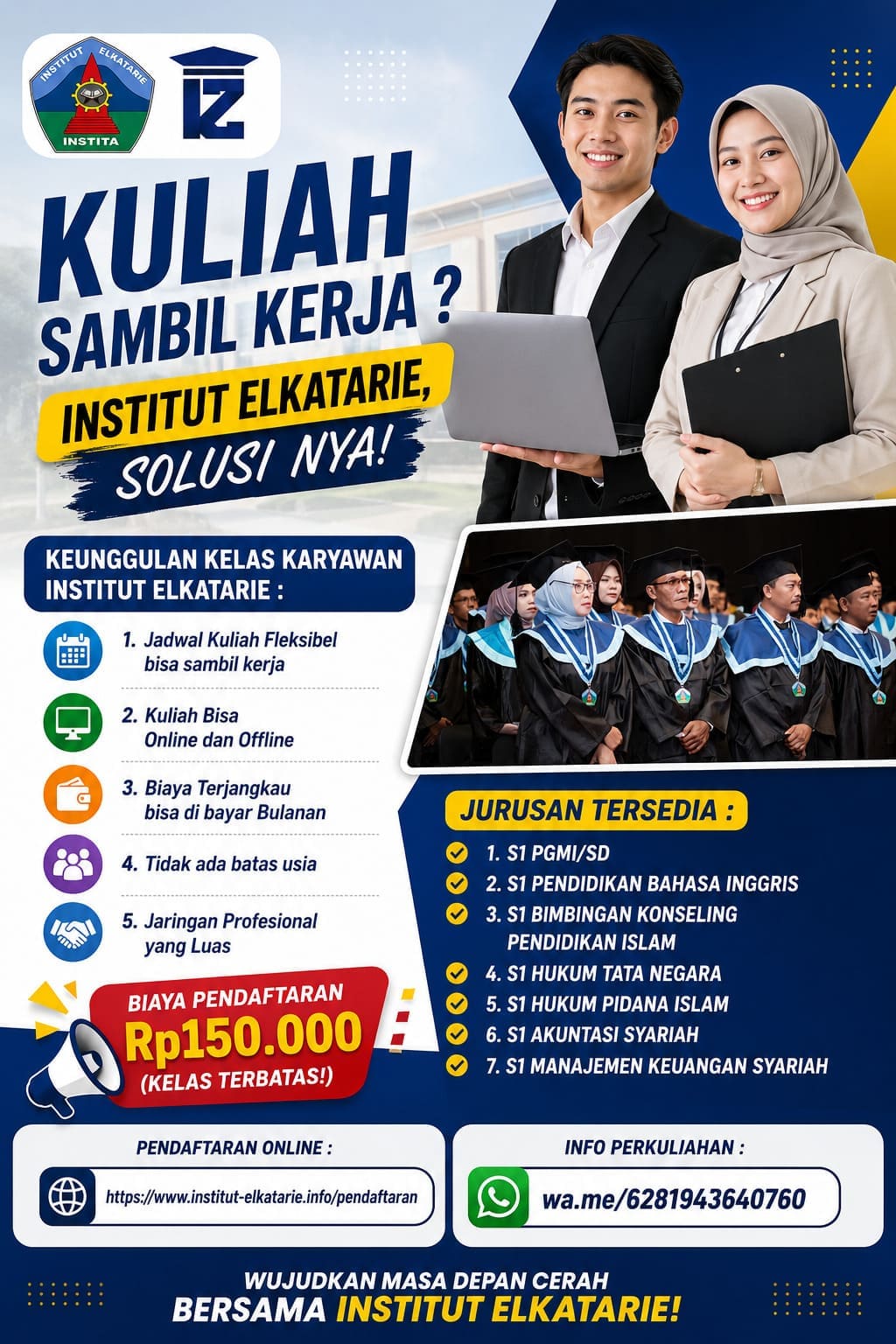 Kuliah Sambil Kerja di Institut ElKatarie Lombok biaya murah