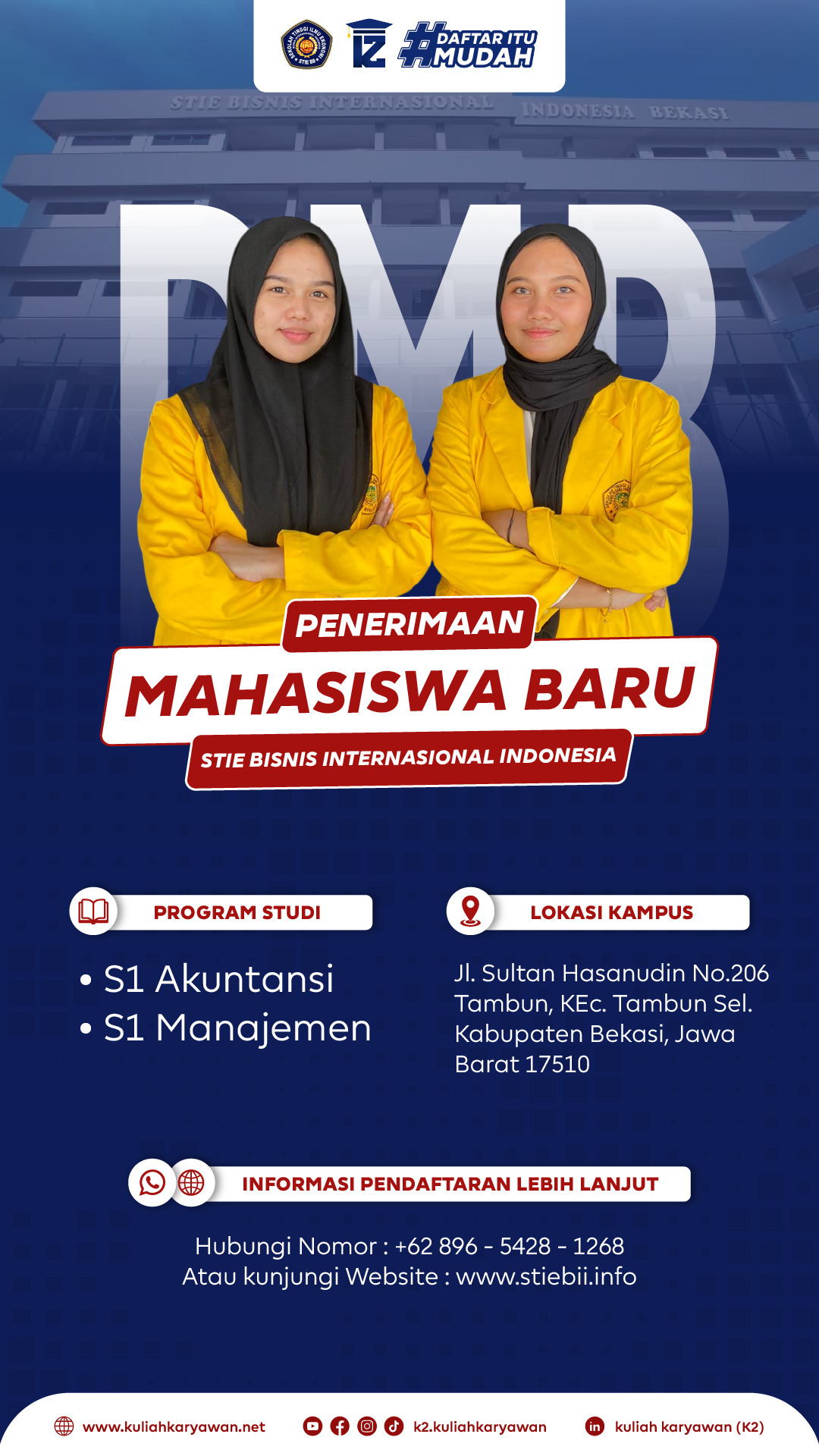 Kampus dengan Fakultas Ekonomi di Bekasi STIE BII