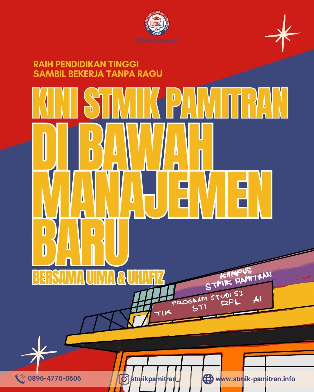 Raih Pendidikan Tinggi Tanpa Ragu Bersama STMIK Pamitran Di Bawah Manajemen Baru
