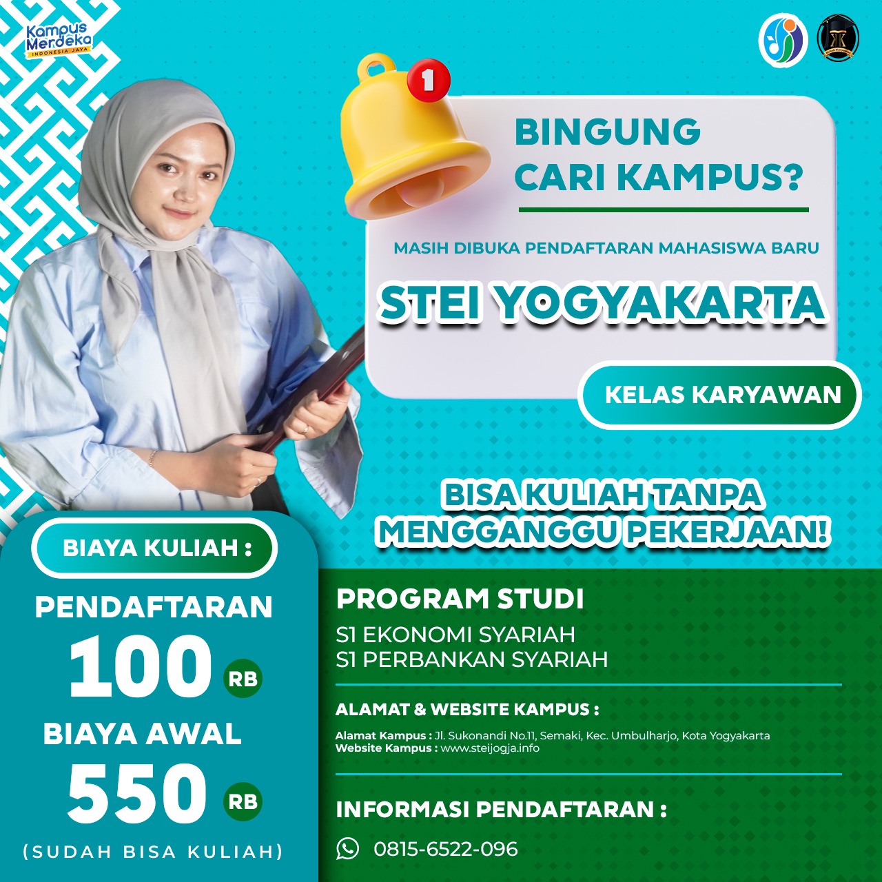 Pendaftaran STEI Yogyakarta Kelas Reguler & Karyawan Tahun 2024 / 2025