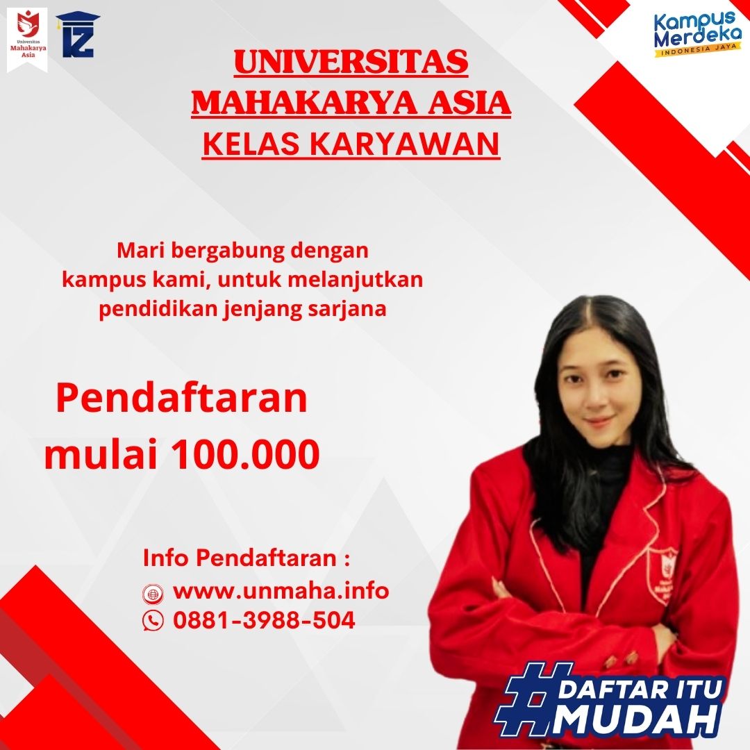 Perguruan Tinggi Yogyakarta: K2 UNMAHA Solusi Kelas Karyawan