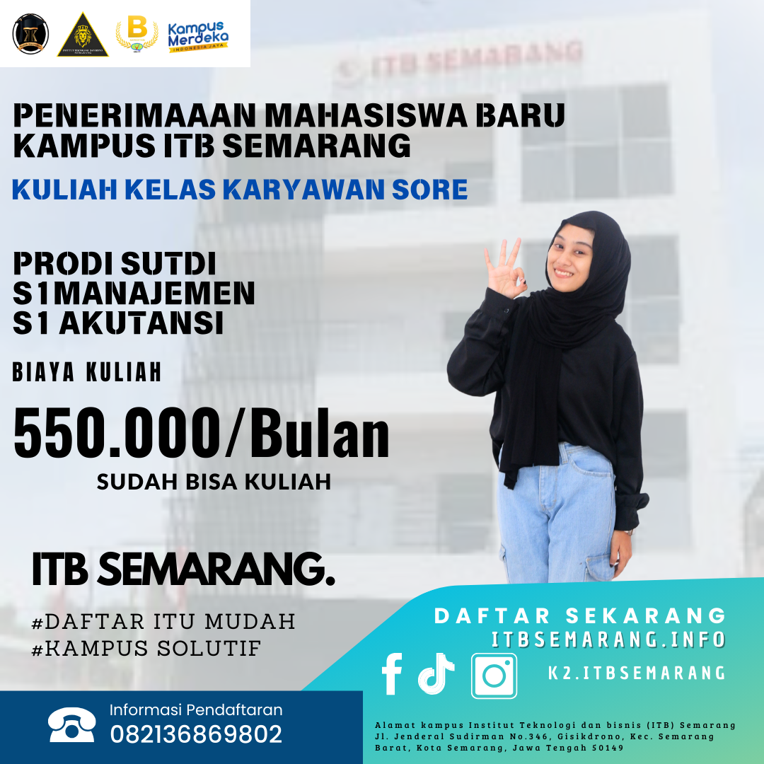 Program Kuliah sore Kelas Karyawan di Kampus ITB Semarang