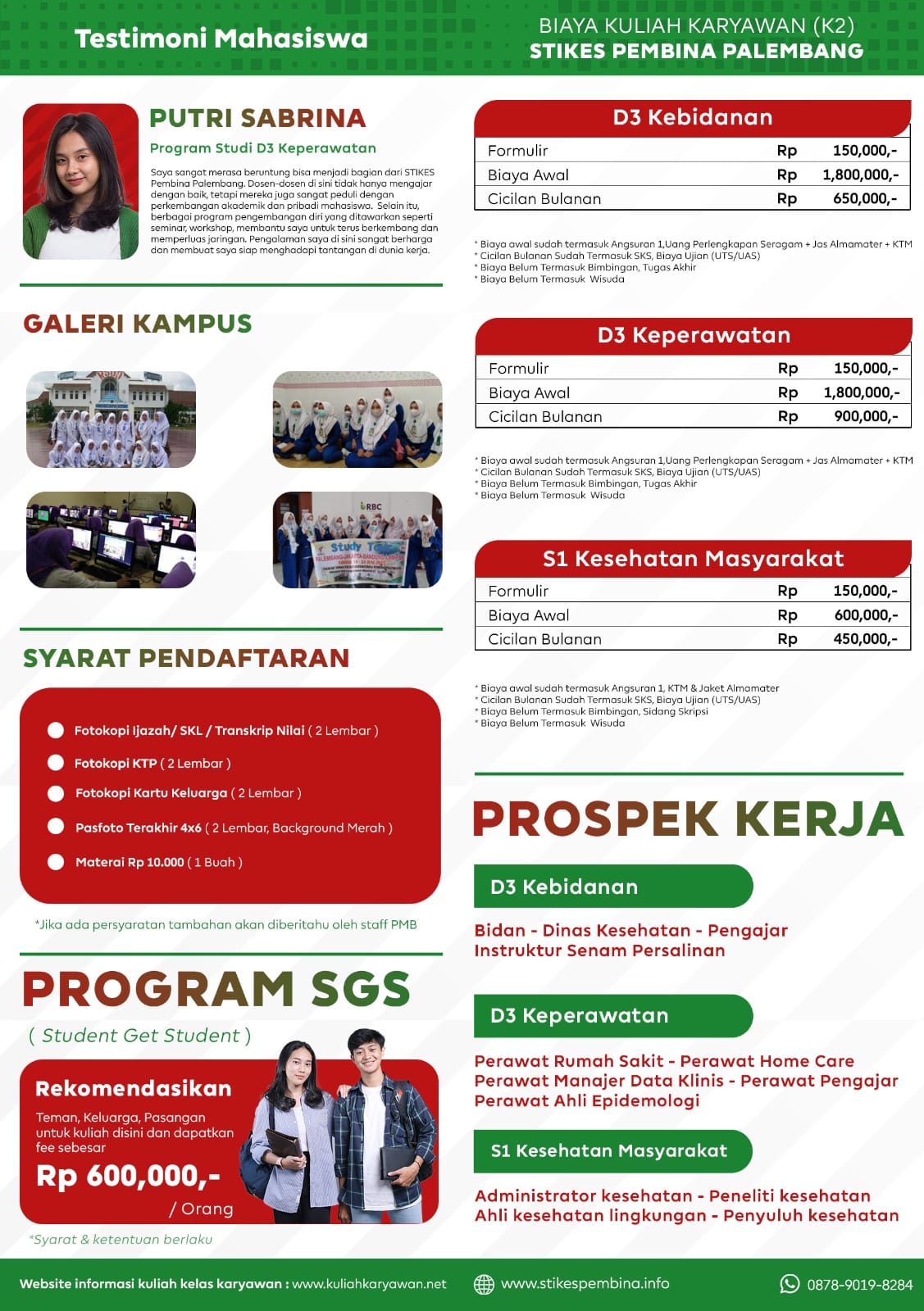 Informasi Kuliah Kelas Karyawan STIKES Pembina Palembang