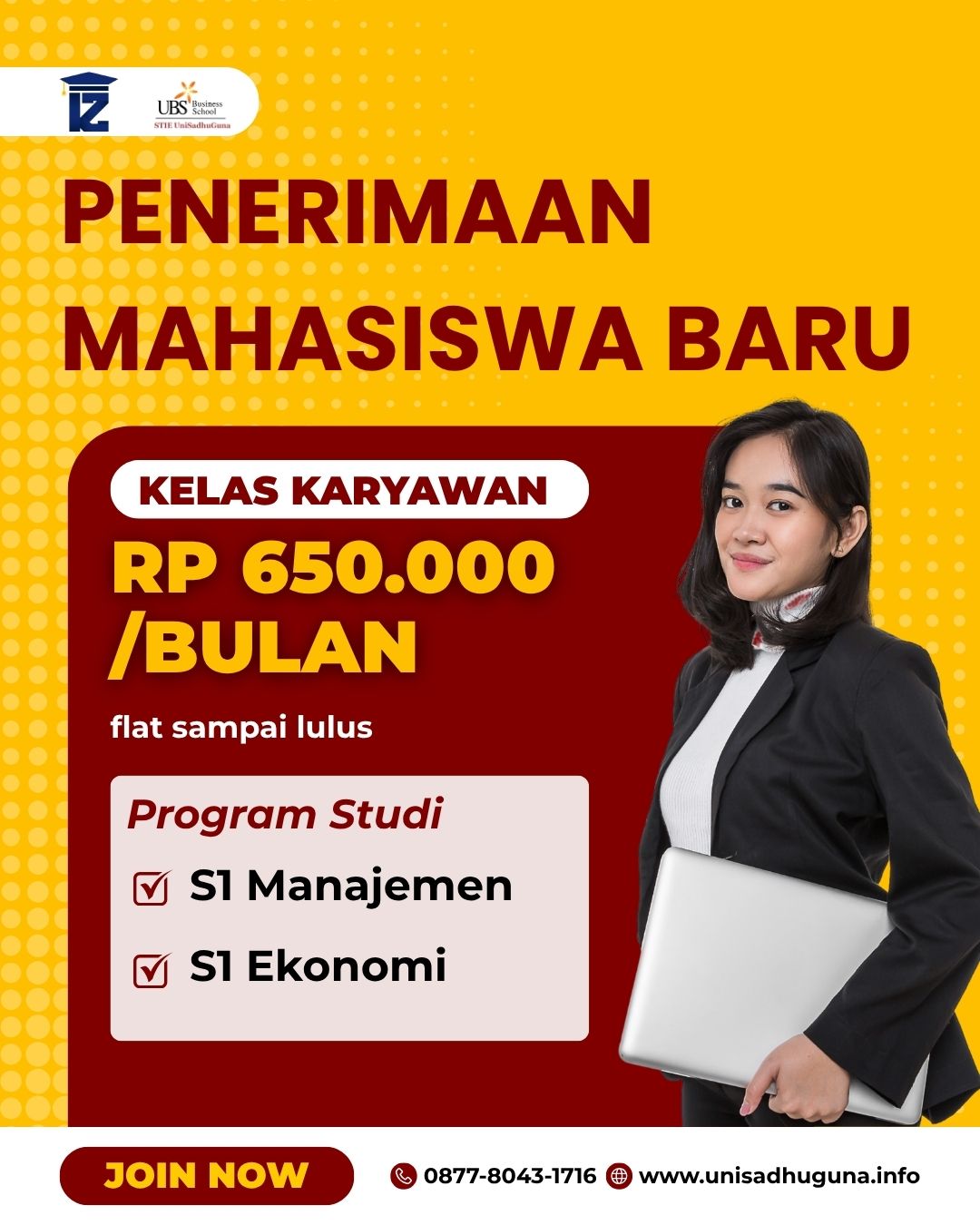 Kuliah S1 Manajemen dan Ekonomi Online di UBS