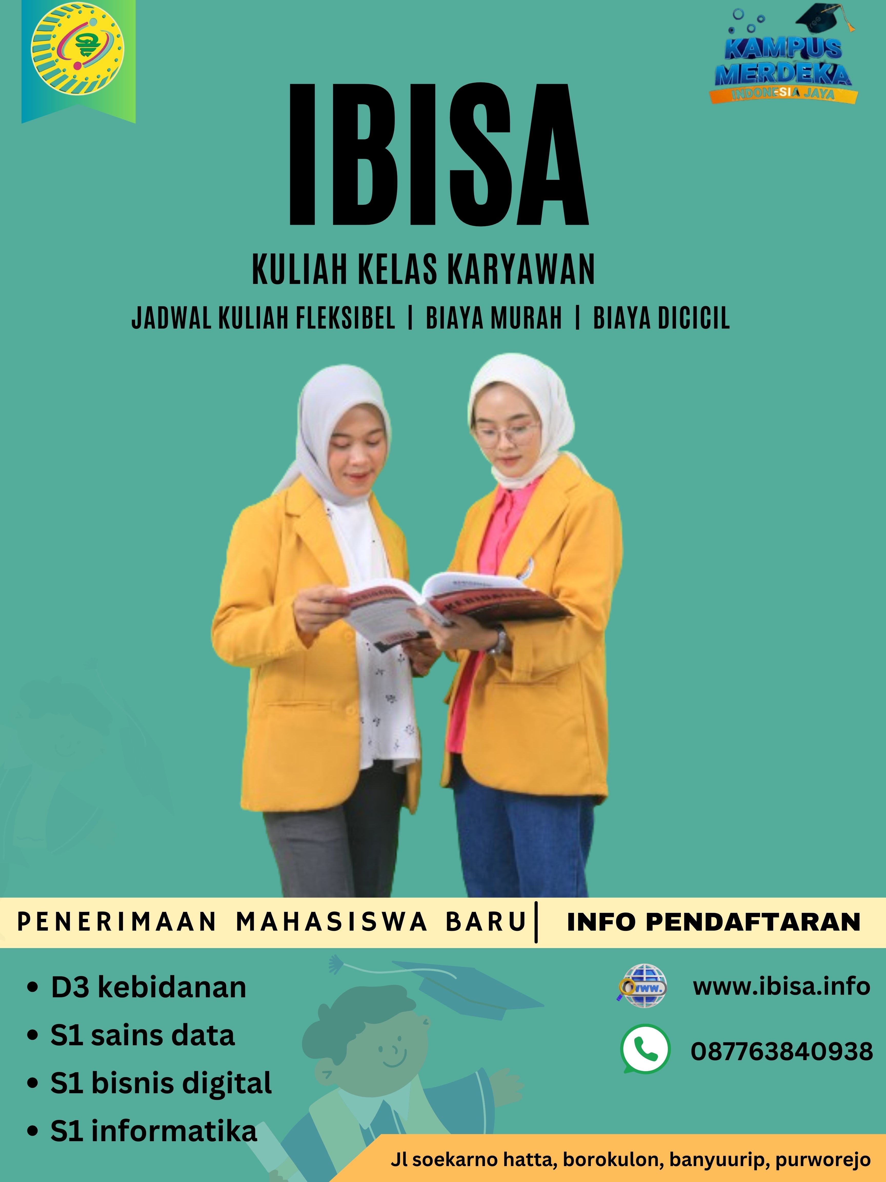 Jadwal Kuliah Jumat Sabtu Kuliah Karyawan IBISA
