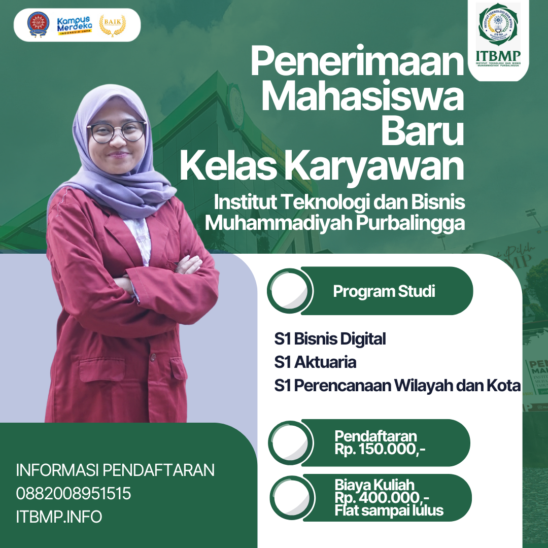 Kuliah Gak Mahal, Bisa Cicil Daftar di ITB Muhammadiyah Purbalingga Yuk