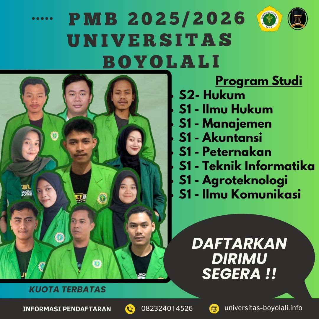 Rekomendasi Kuliah Sambil Kerja Di Universitas Boyolali K2