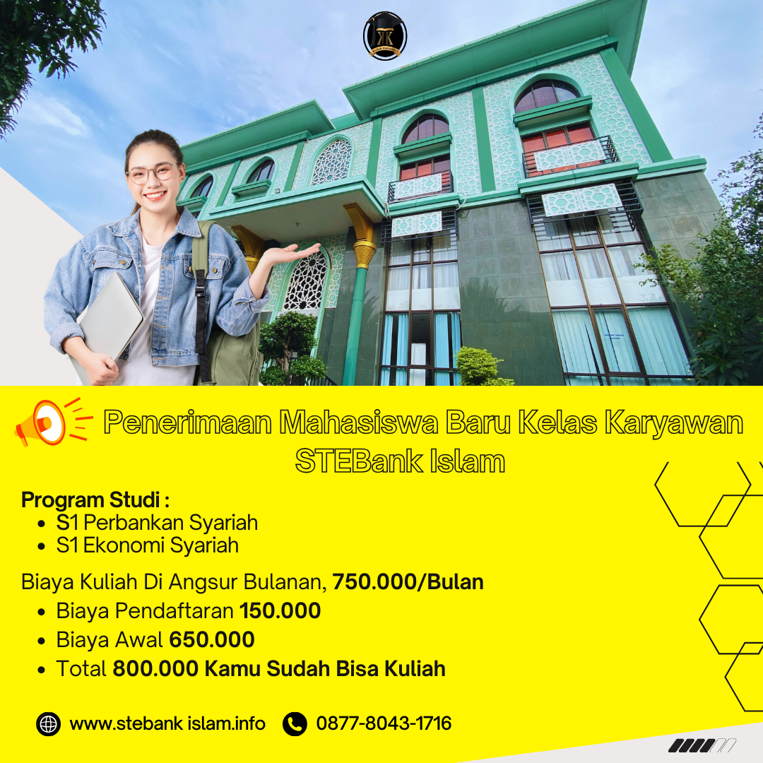 Penerimaan Mahasiswa Semester Ganjil Kampus STEBank Islam 