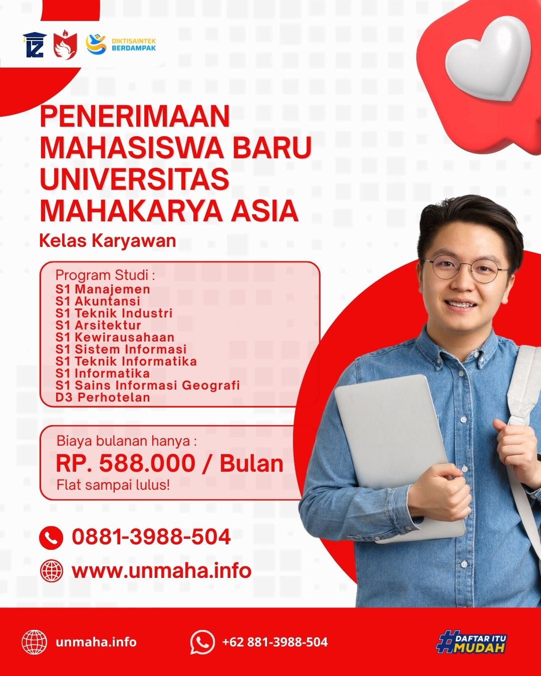 Kuliah Karyawan (K2) Universitas Mahakarya Asia Raih Gelar Sarjana Tanpa Resign