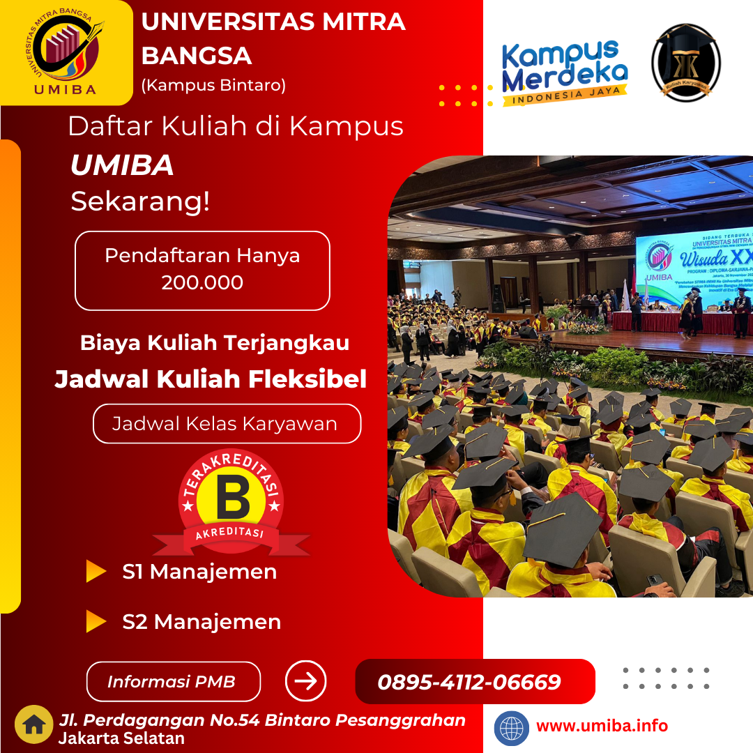 Fakultas Manajemen Dan Bisnis Kelas Karyawan Di Bintaro