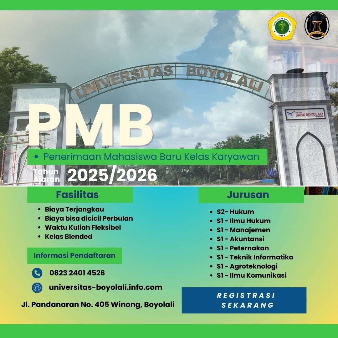 Alamat Kampus Universitas Boyolali