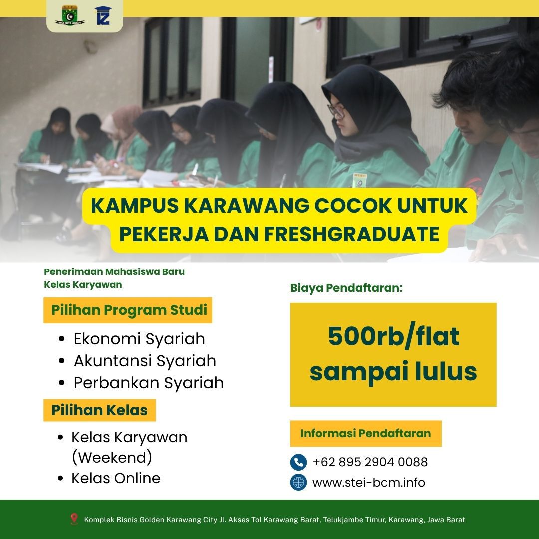 Rekomendasi Kampus Karawang Cocok Untuk Karyawan Dan Fresh Graduate