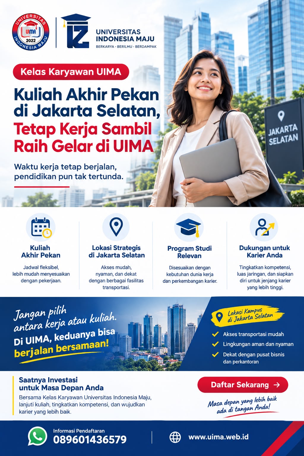 Kampus Kuliah Karyawan Di Akhir Pekan Daerah Jakarta Selatan