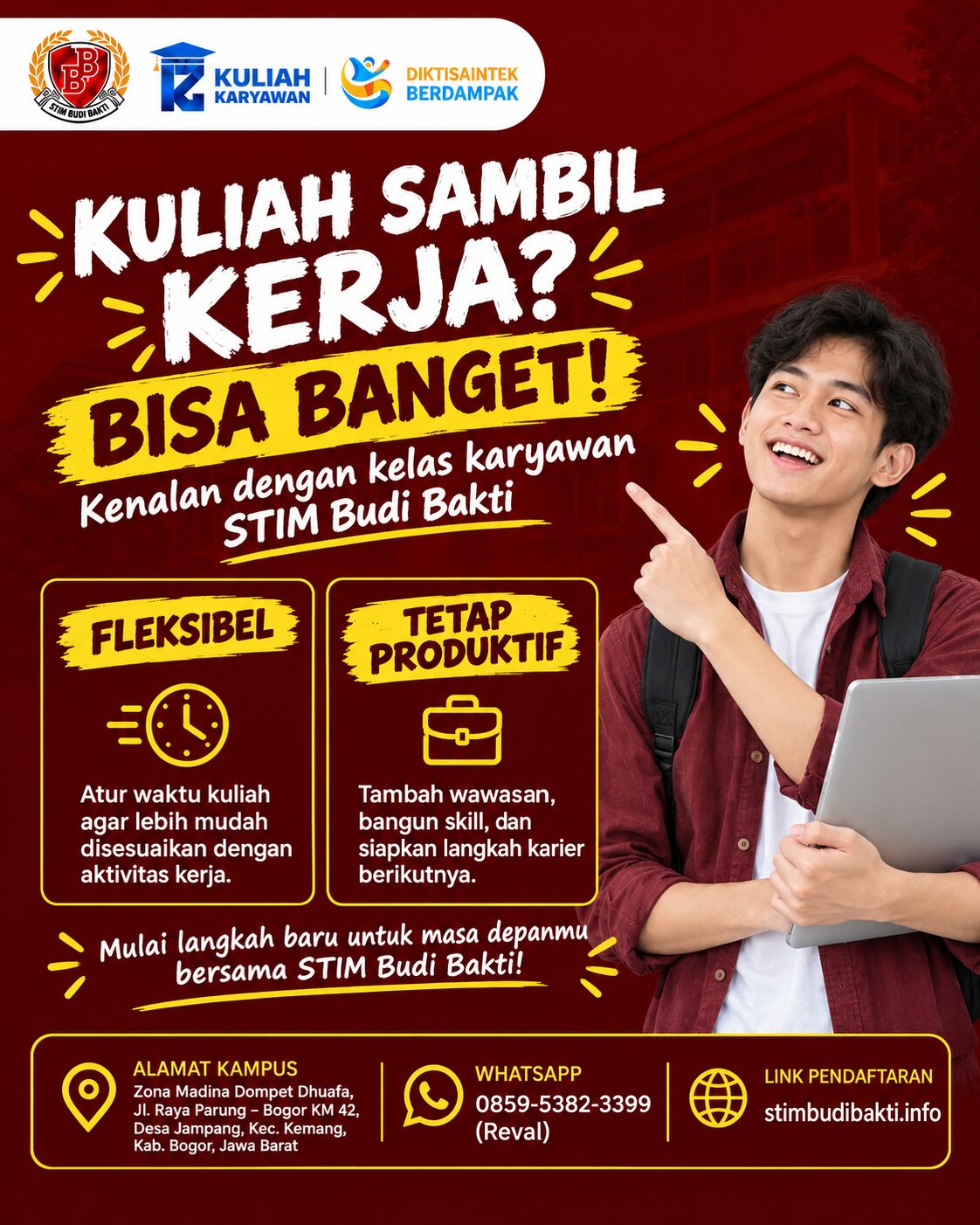 Kuliah Sambil Kerja yuk Kenalan dengan STIM Budi Bakti