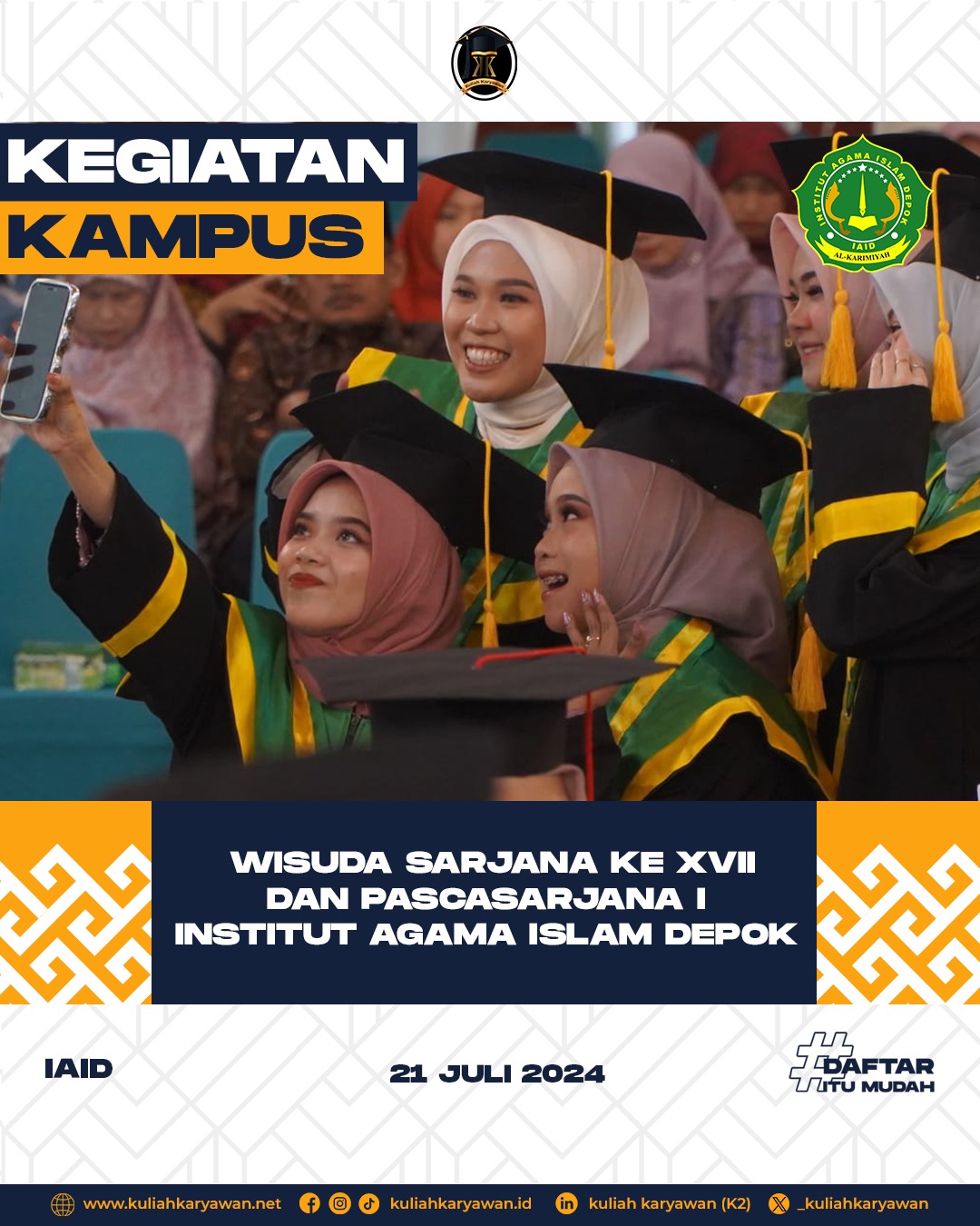 Institut Agama Islam Depok Kampus Kelas Karyawan Di Depok