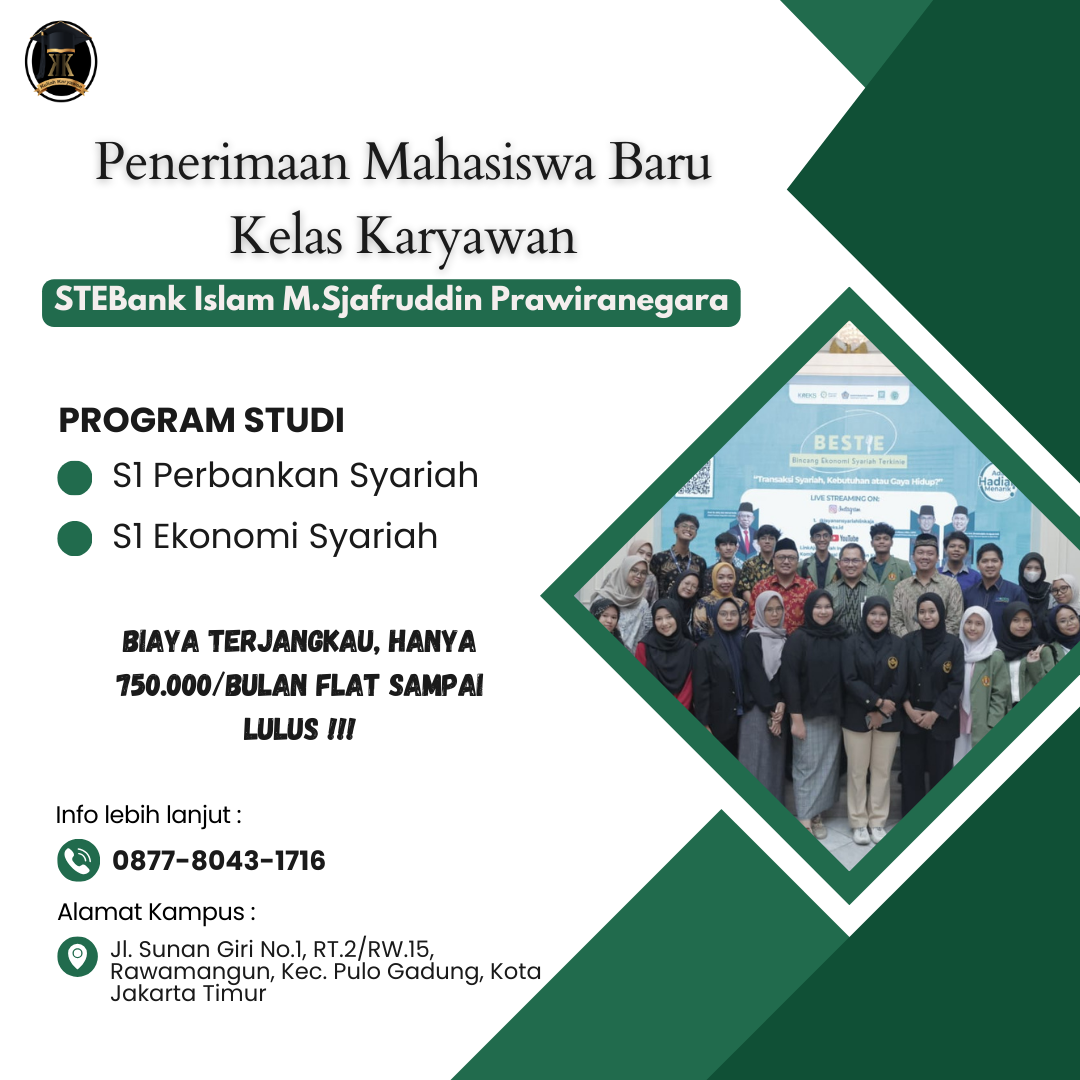Kuliah Weekend Kelas Karyawan STEBank Islam
