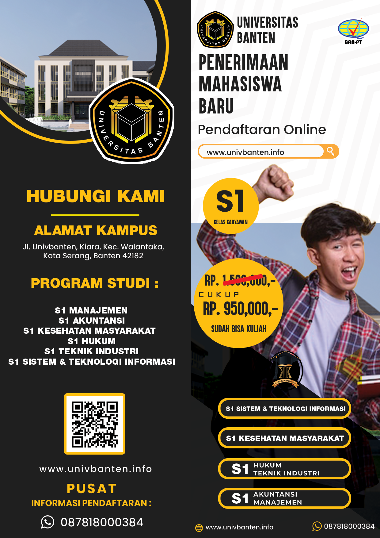 Penerimaan Mahasiswa Baru Gelombang Pertama Tahun Ajaran 2025 2026