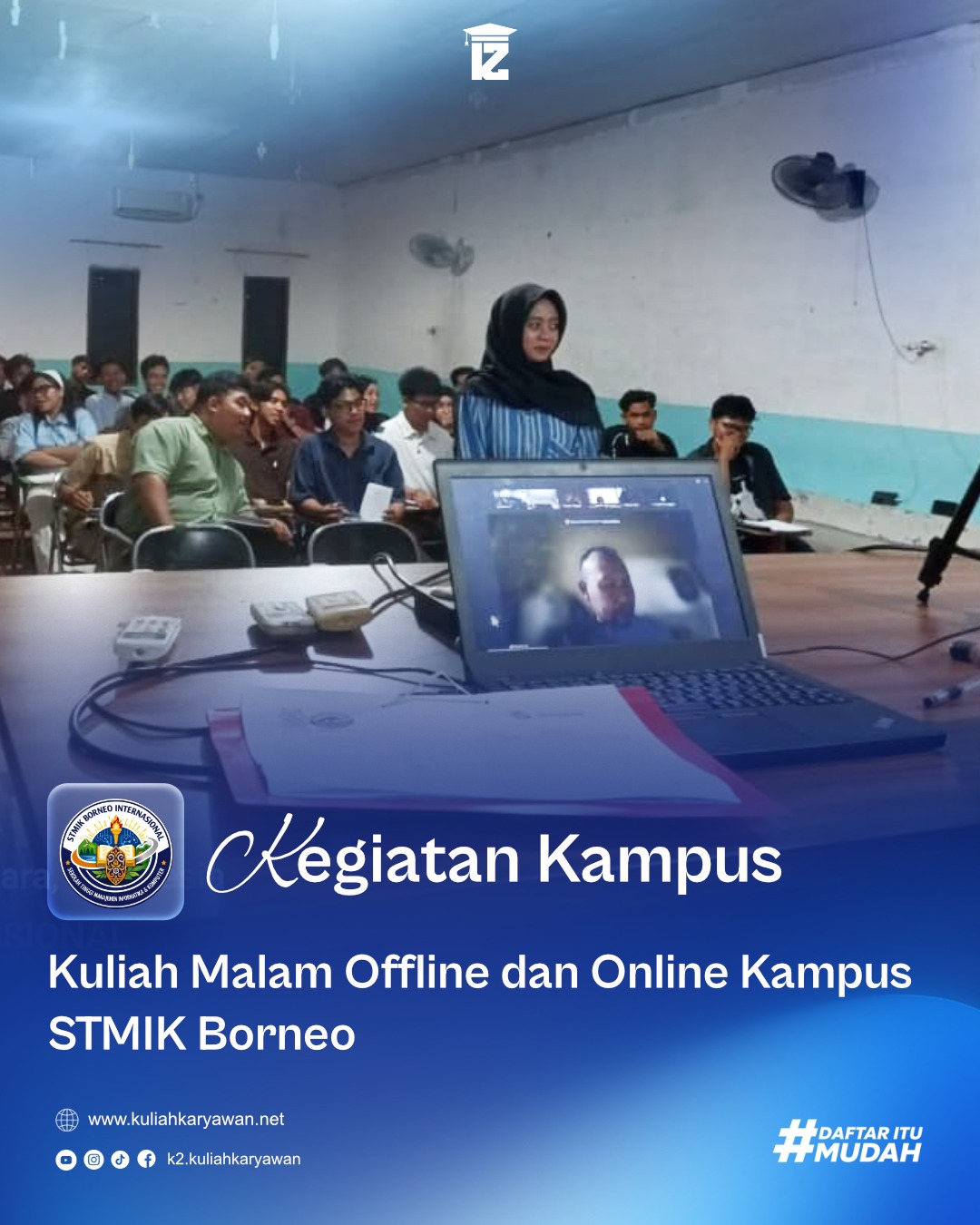 Kuliah Hybrid Malam Di Balikpapan Kampus STMIK Borneo 