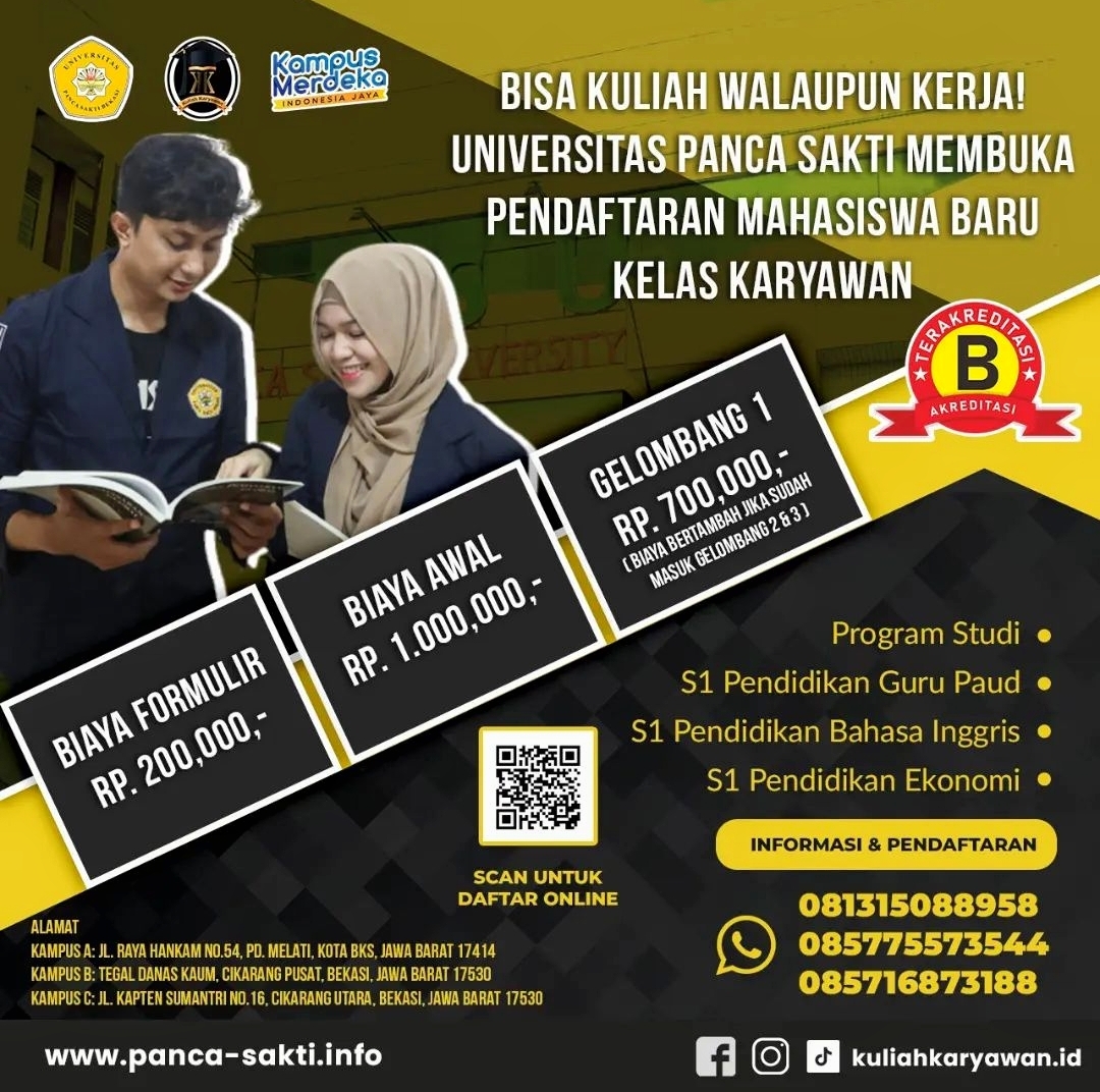 Jurusan S1 Pendidikan PAUD di Kampus Panca Sakti University