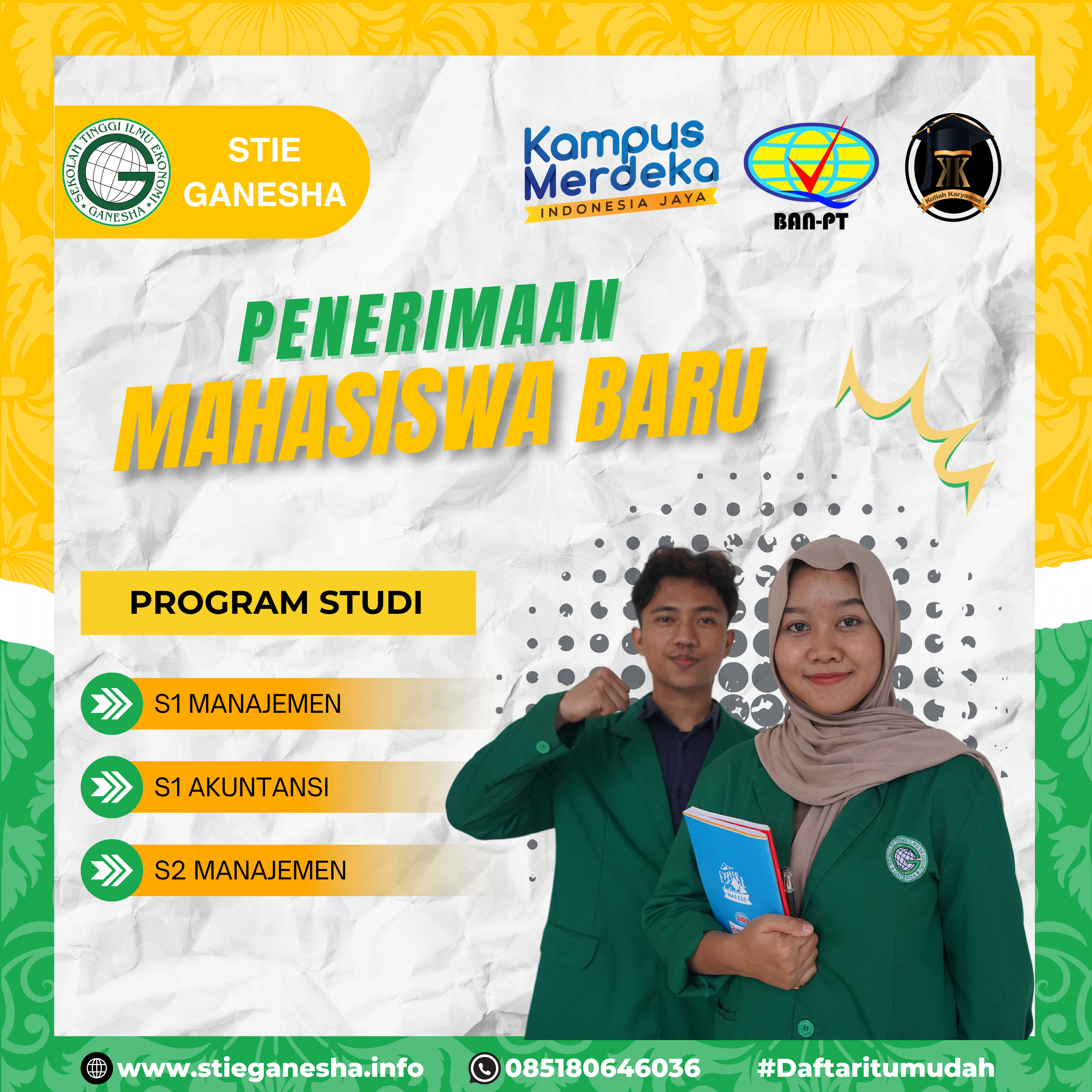 Kampus STIE Ganesha Lokasinya Sangat Strategis