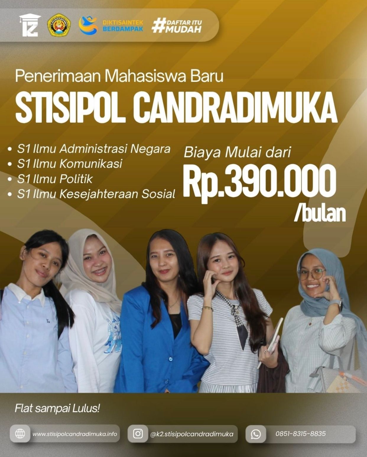 Daftar Kuliah Kelas Karyawan Di STISIPOL Candradimuka Palembang