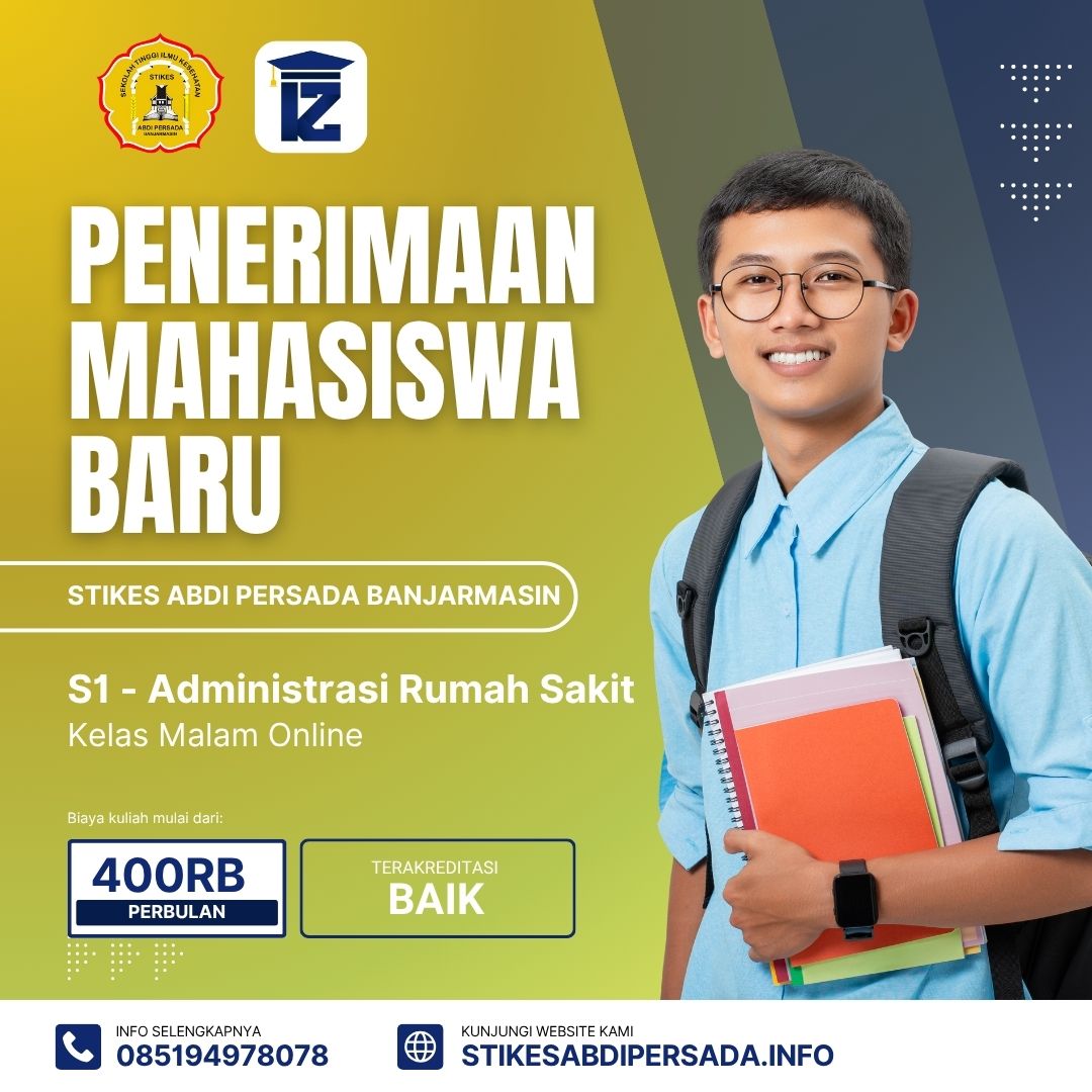 Kuliah Malam Jurusan Adm Rumah Sakit Secara Online di STIKES Abdi Persada Banjarmasin