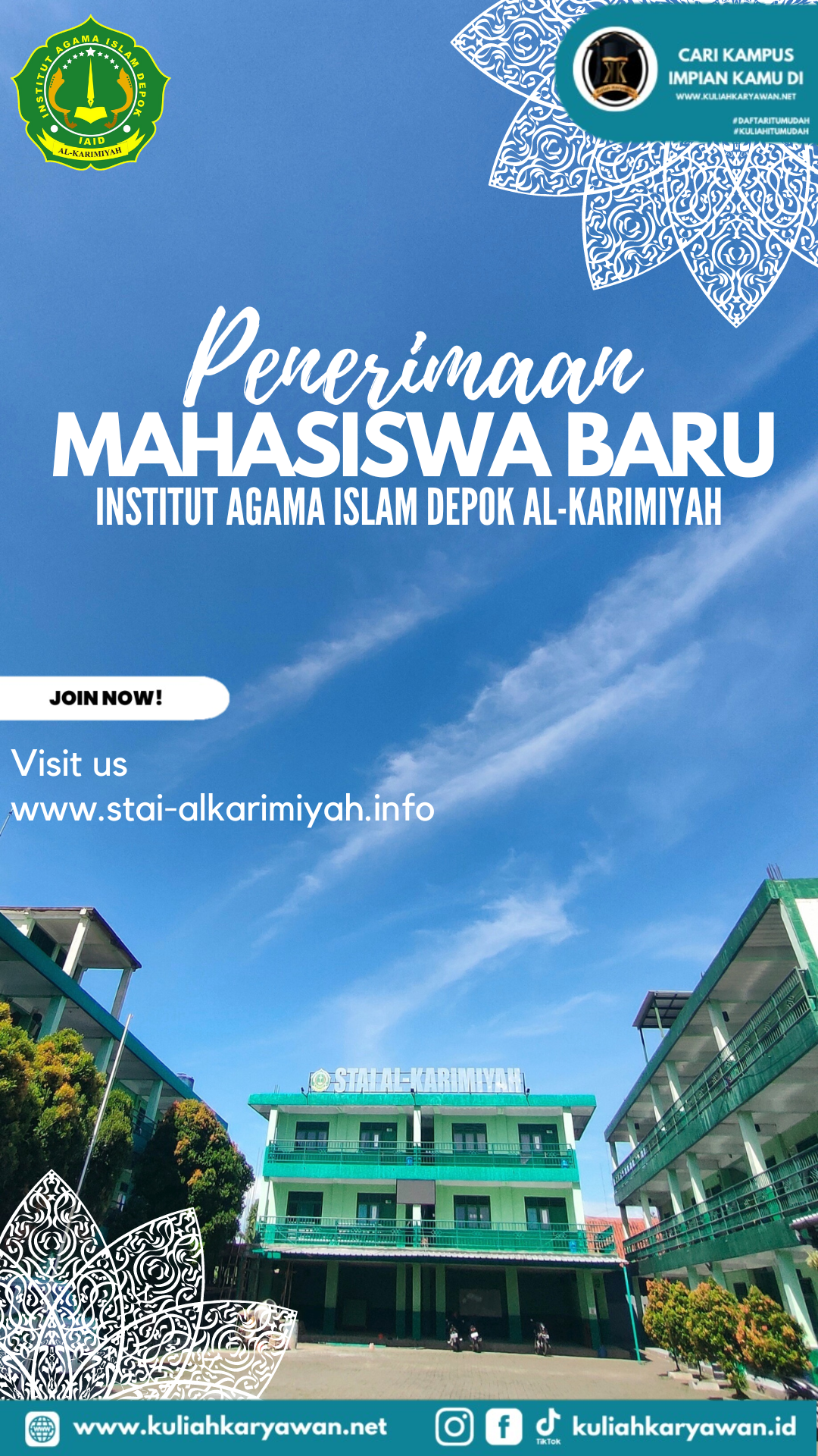 Rekomendasi Kampus Unggulan IAID AL-KARIMIYAH Kelas Karyawan