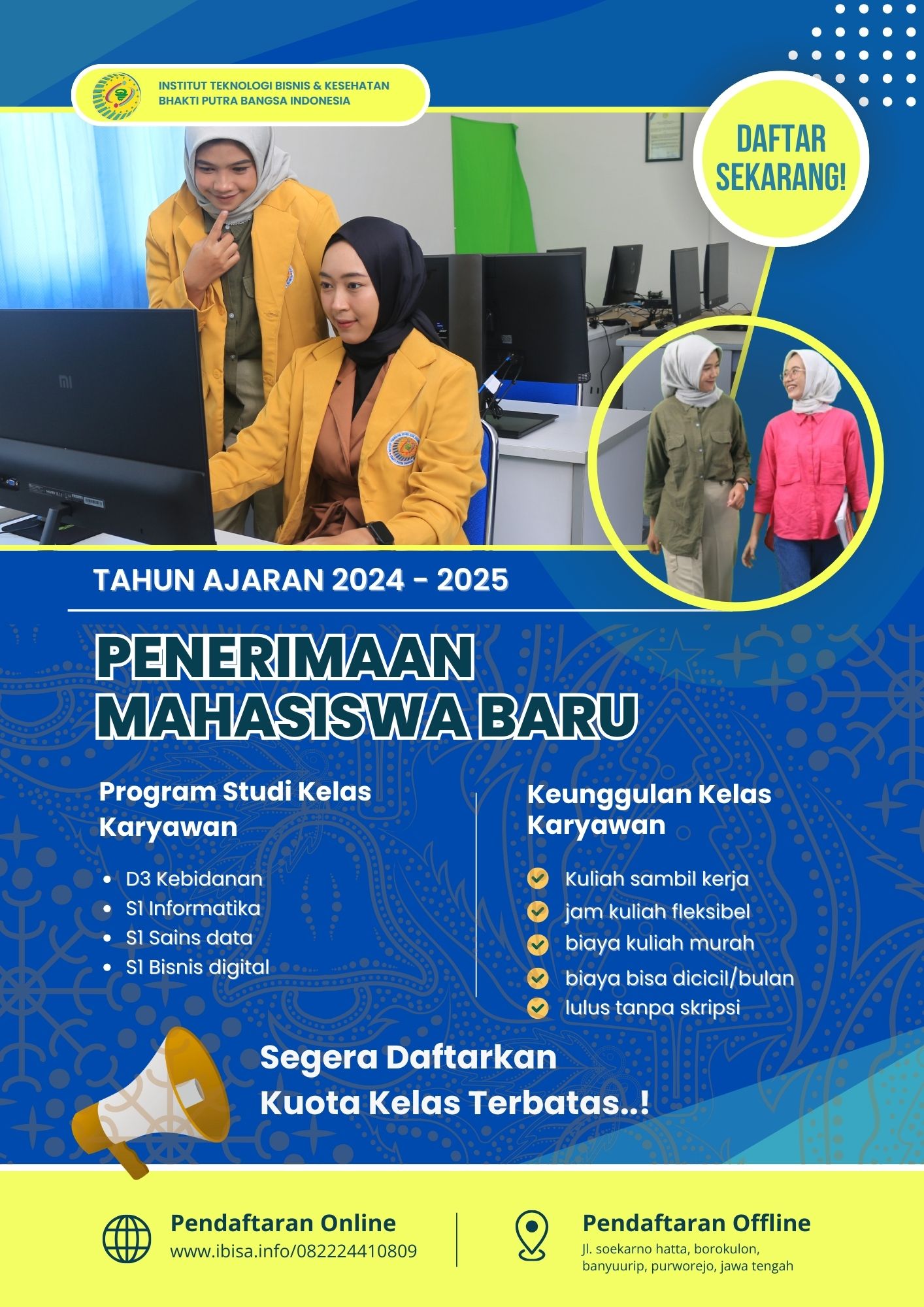 Biaya Kuliah Murah Dengan K2 IBISA Purworejo