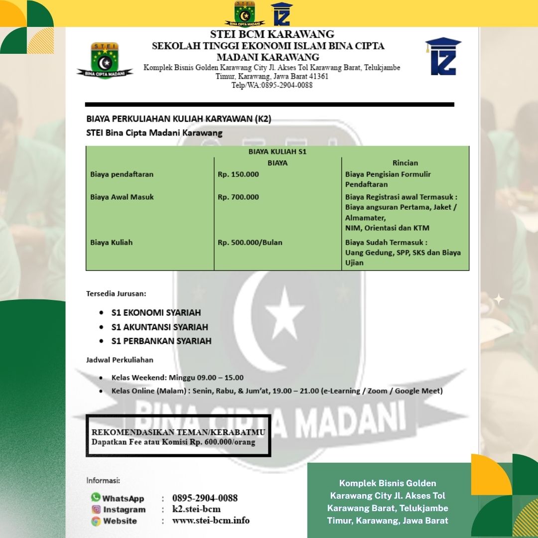 Biaya Kuliah Terjangkau Di Karawang