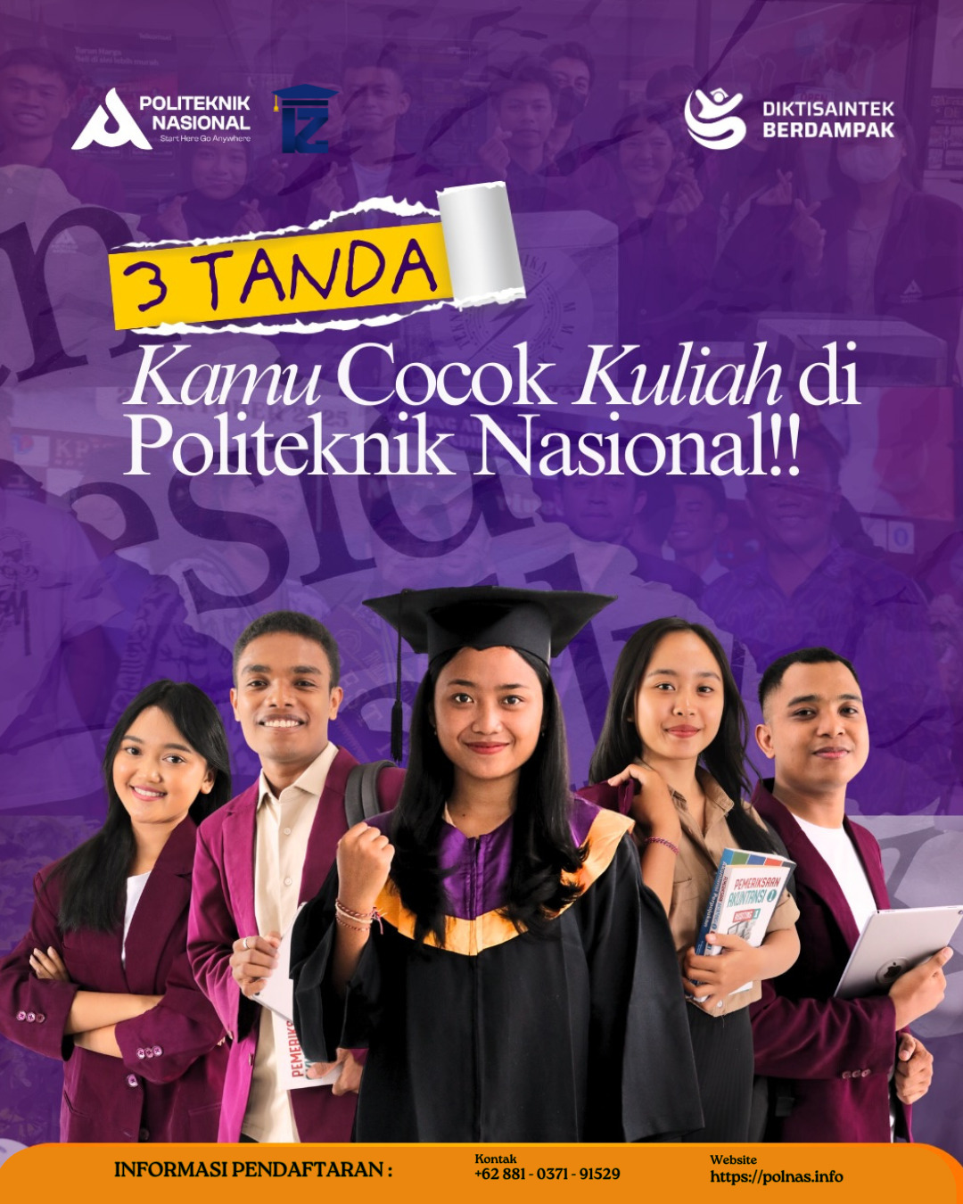 3 Tanda Kamu Cocok Kuliah di Politeknik Nasional
