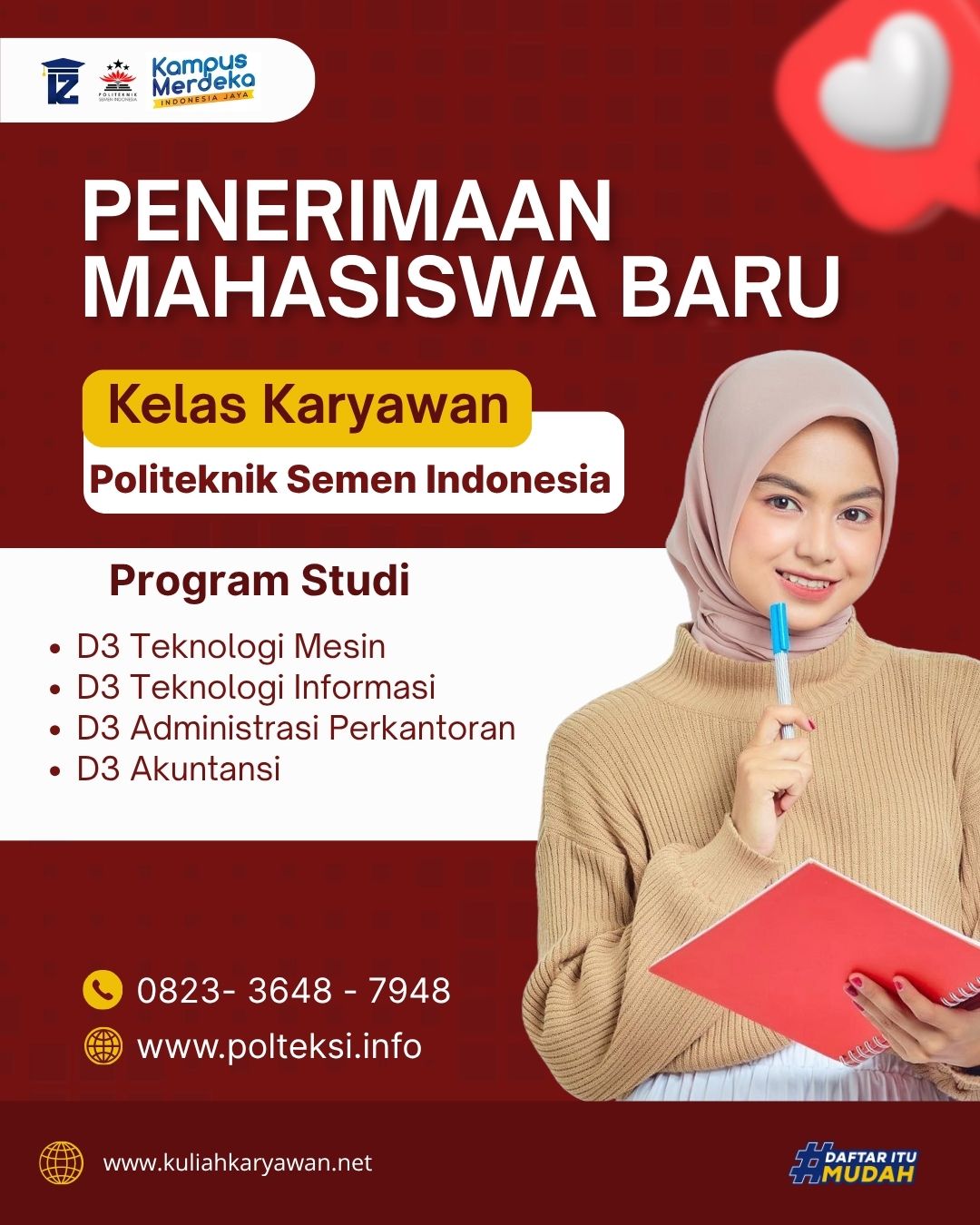 Kuliah Pekerja dengan Kelas Online dan Kuliah Malam di Kampus Terbaik Gresik Politeknik Semen Indone