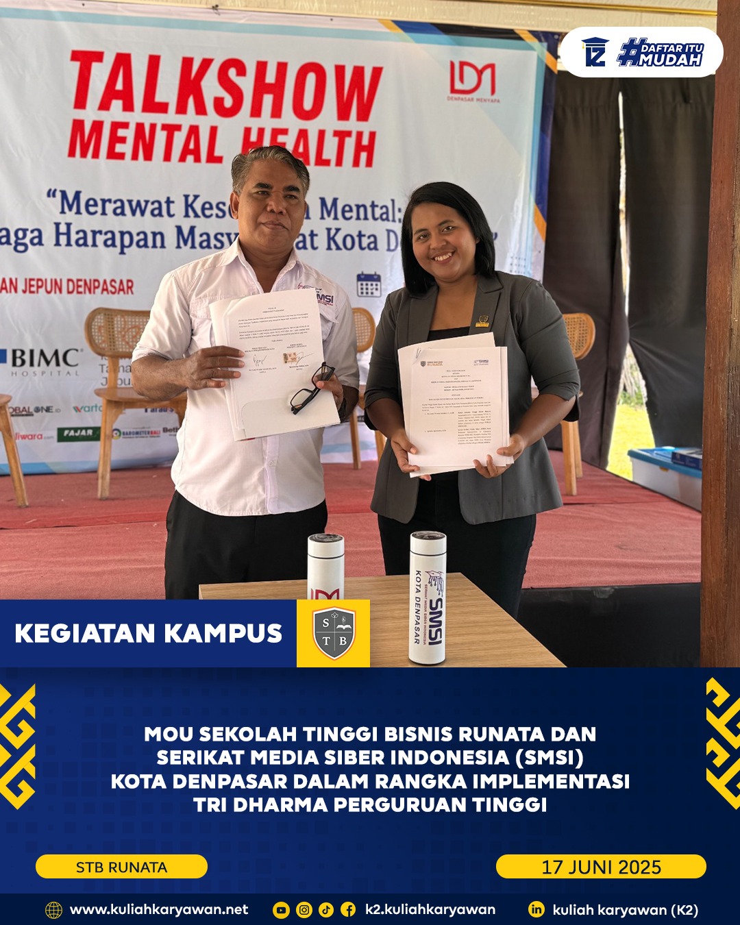 Implementasi Tri Dharma Perguruan Tinggi STB Runata