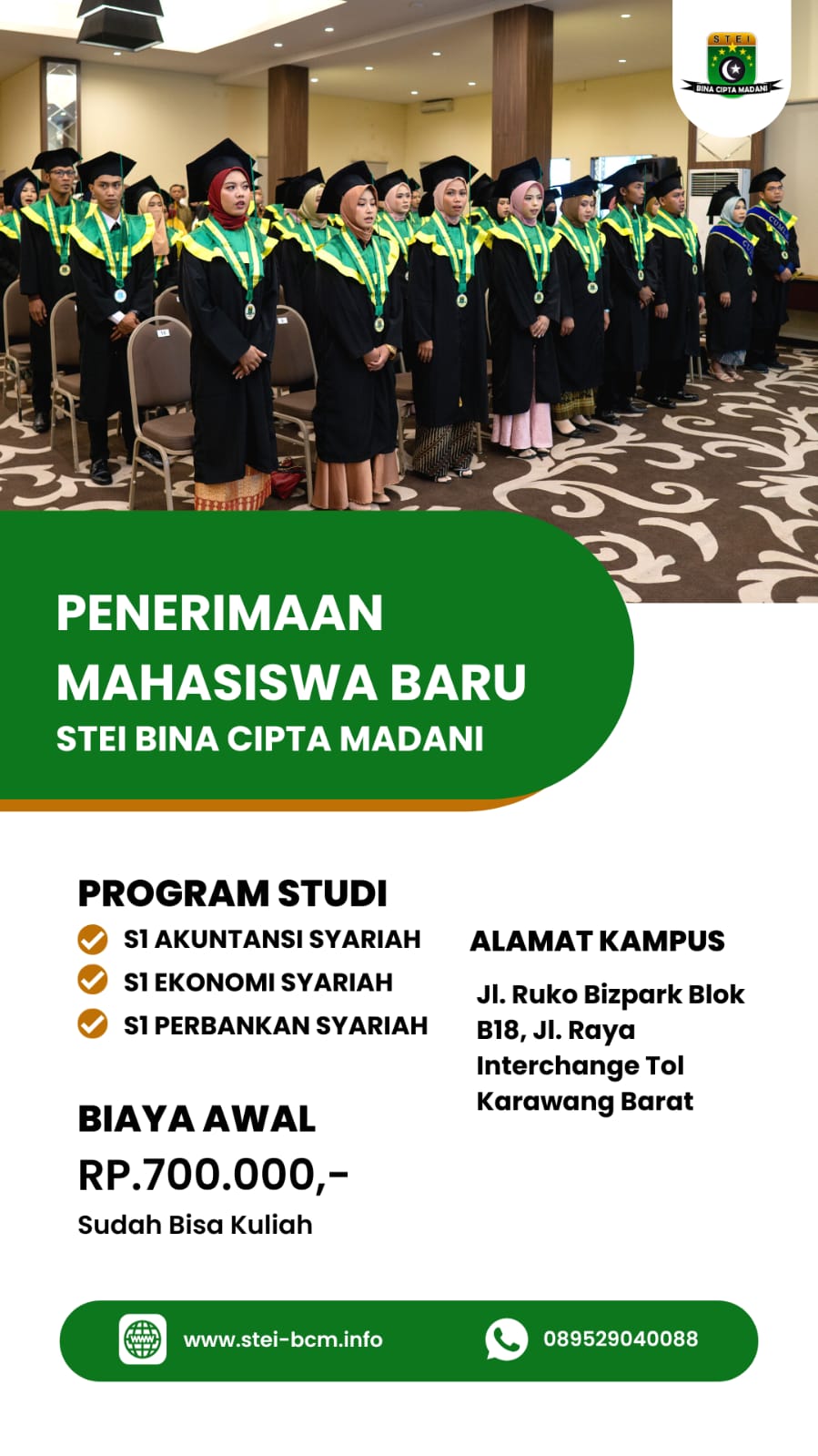 Kelas Fleksibel Sekolah Tinggi Ekonomi Islam Bina Cipta Madani