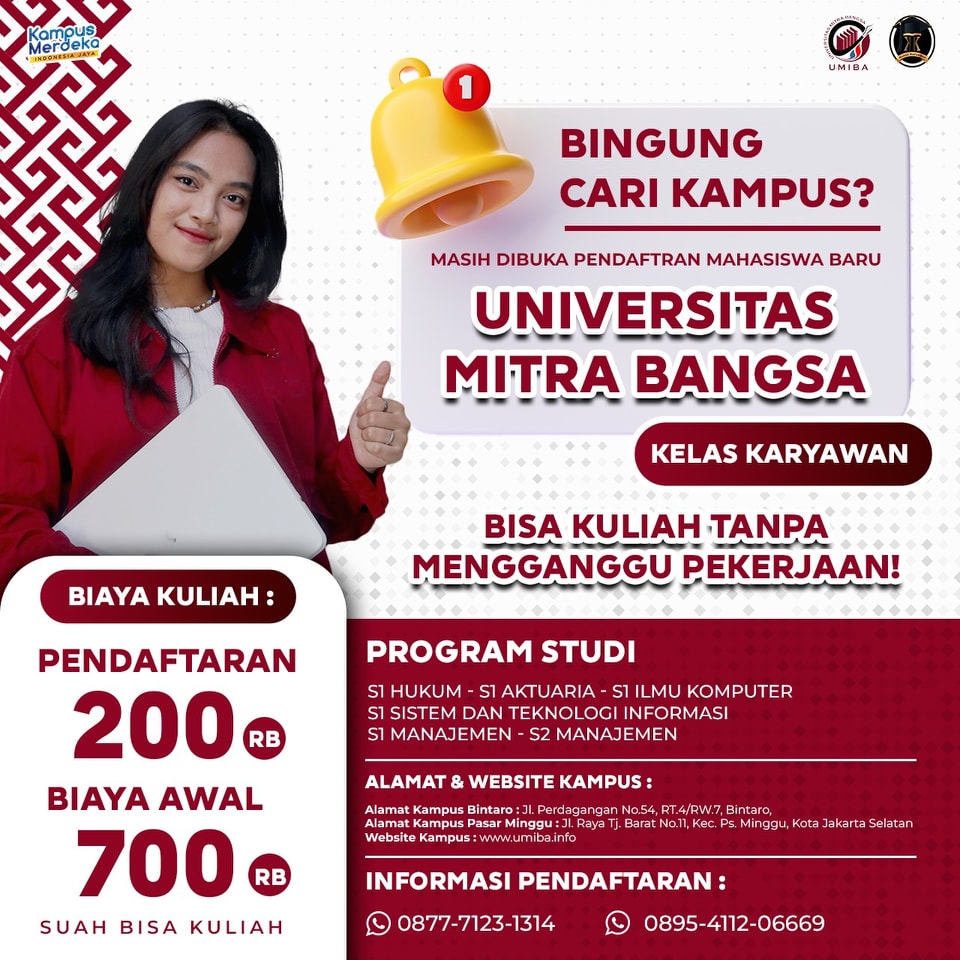 Fakultas Manajemen S2 Kelas Karyawan Akreditasi B
