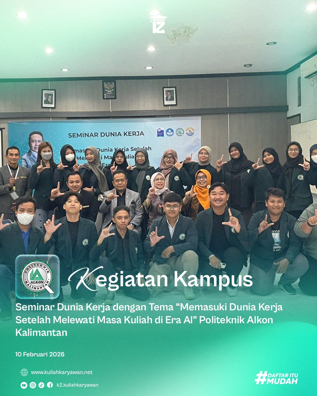 Persiapan Dunia Kerja di Era AI Sekaligus Kuliah Karyawan di Politeknik Alkon Kalimantan