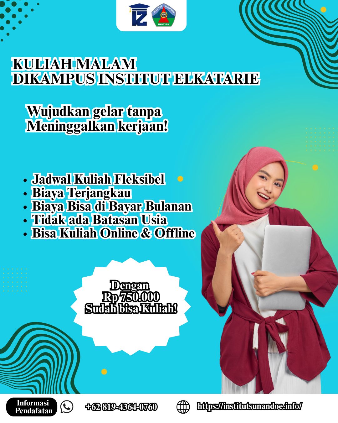 Kuliah Malam Hari di Kampus Institut ElKatarie
