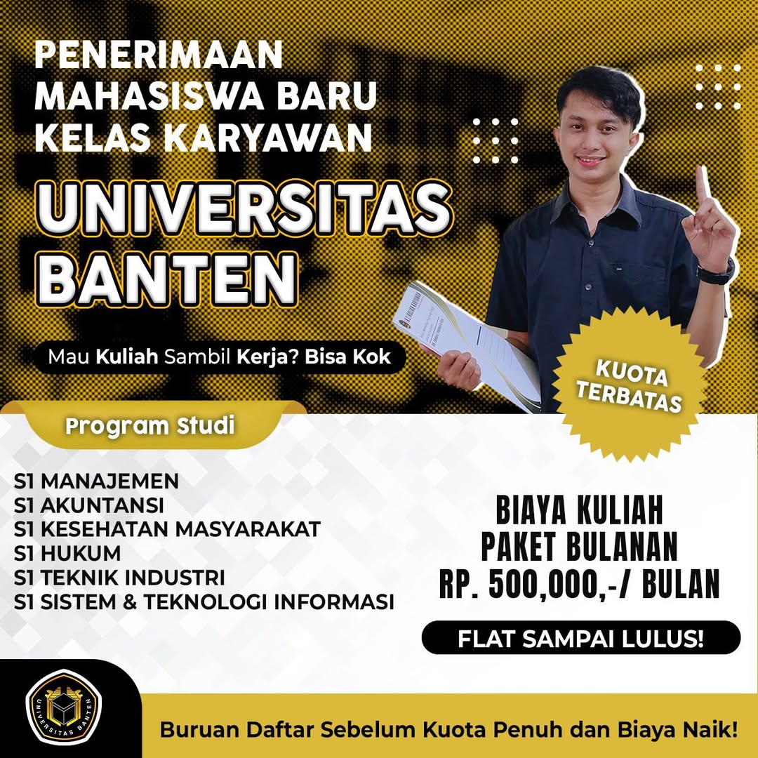 Kuliah Hukum Dengan Biaya Terjangkau Di Universitas Banten Kota Serang
