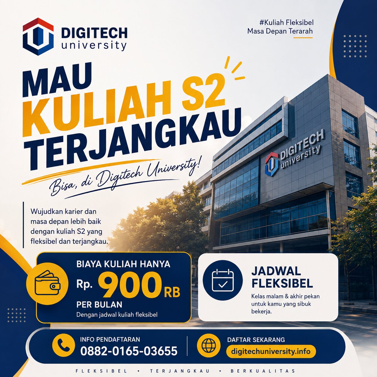 Mau Kuliah S2 Terjangkau dan Fleksibel Digitech University Bisa Jadi Pilihan