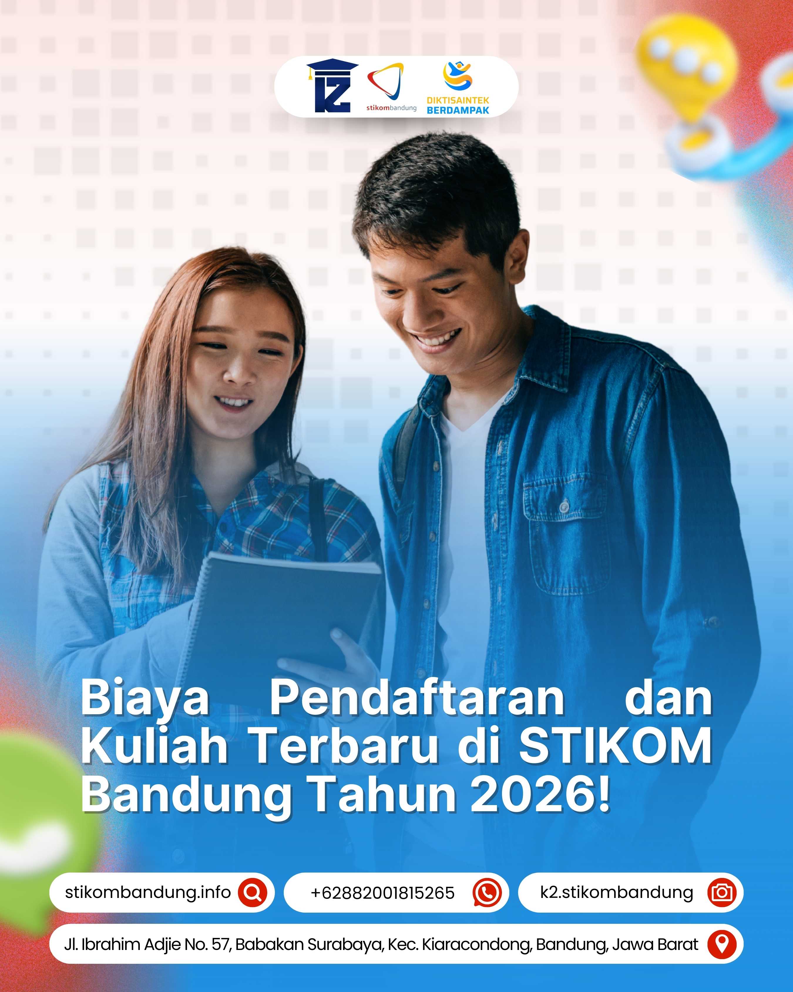 Biaya Pendaftaran dan Kuliah Terbaru di STIKOM Bandung Tahun 2026