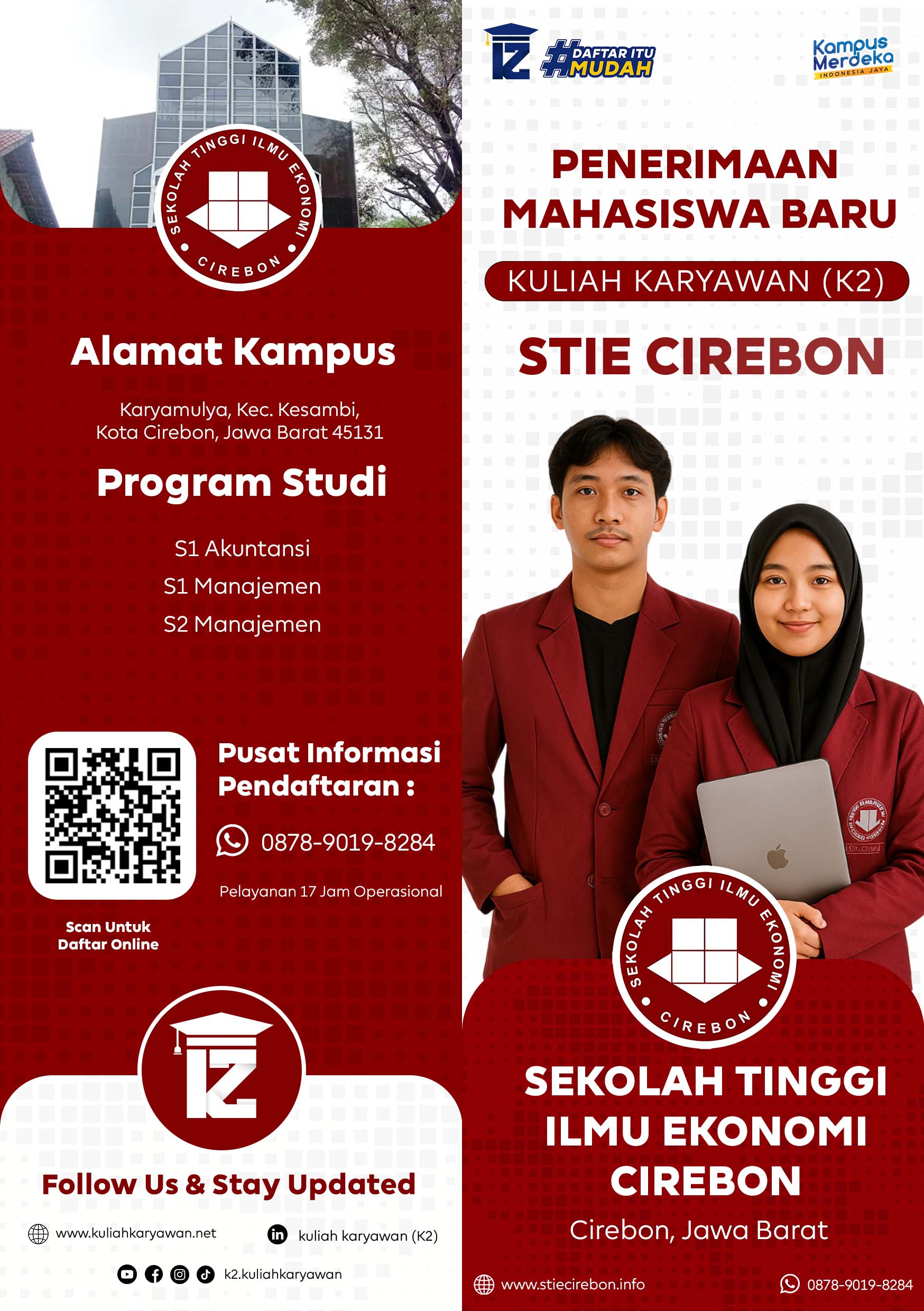 Kontak Pendaftaran STIE Cirebon