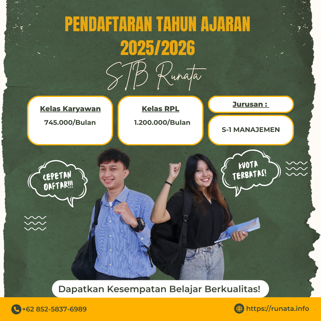 Pendidikan Berkualitas Harga Terjangkau di STB Runata