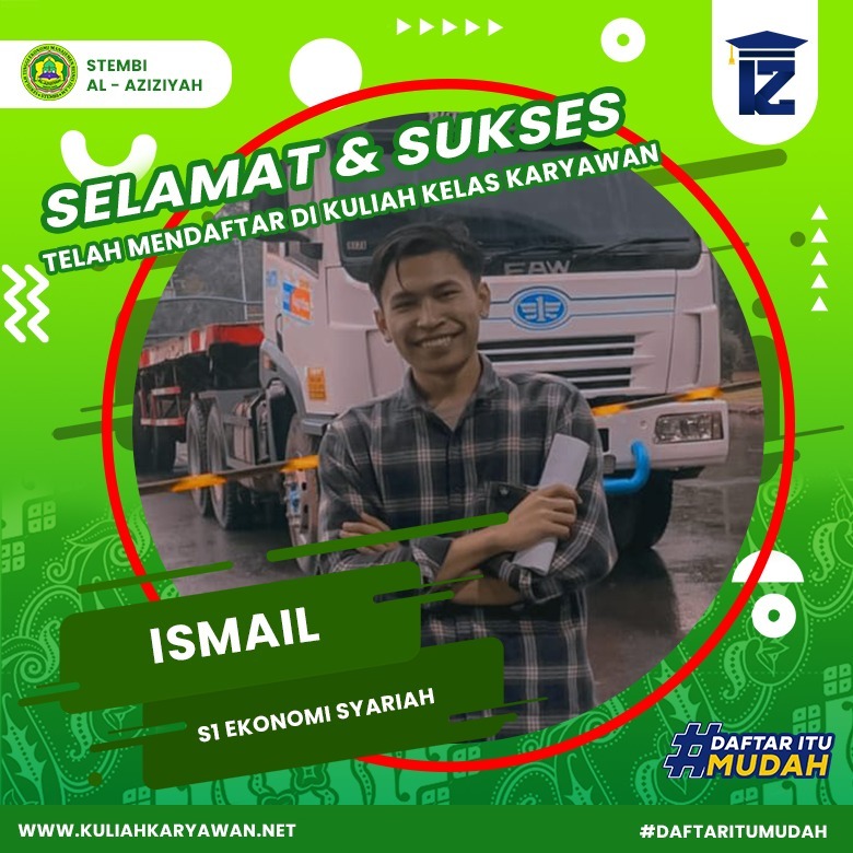 Pendaftaran Mahasiswa Baru Program Studi Ekonomi Syariah Di Stembi Al Aziziyah