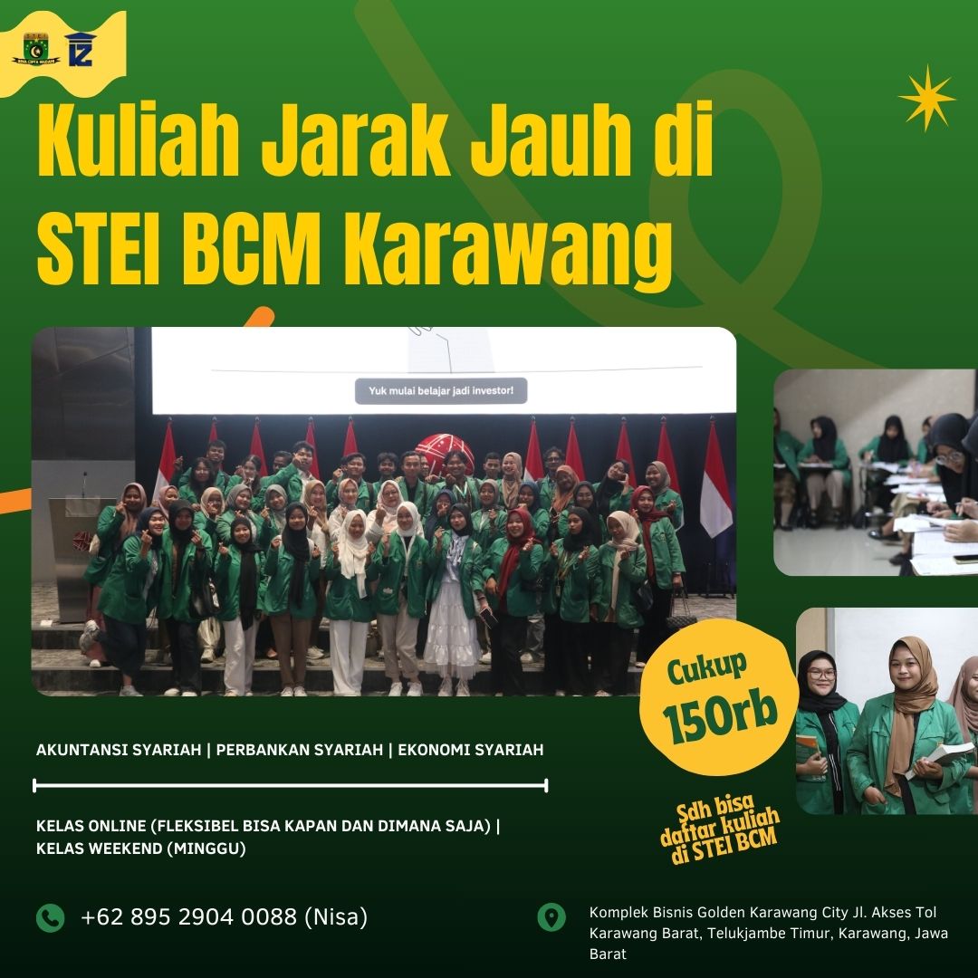 Kuliah Jarak Jauh di STEI BCM Karawang