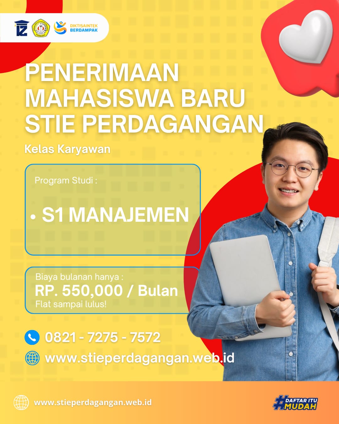 Informasi Dan Layanan PMB Kuliah Karyawan STIE Perdagangan