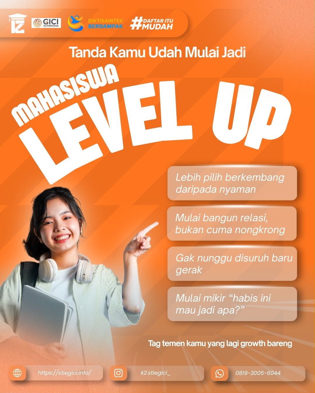 Tanda Kamu Sudah Siap Jadi Mahasiswa dan Saatnya Daftar Kuliah di STIE GICI