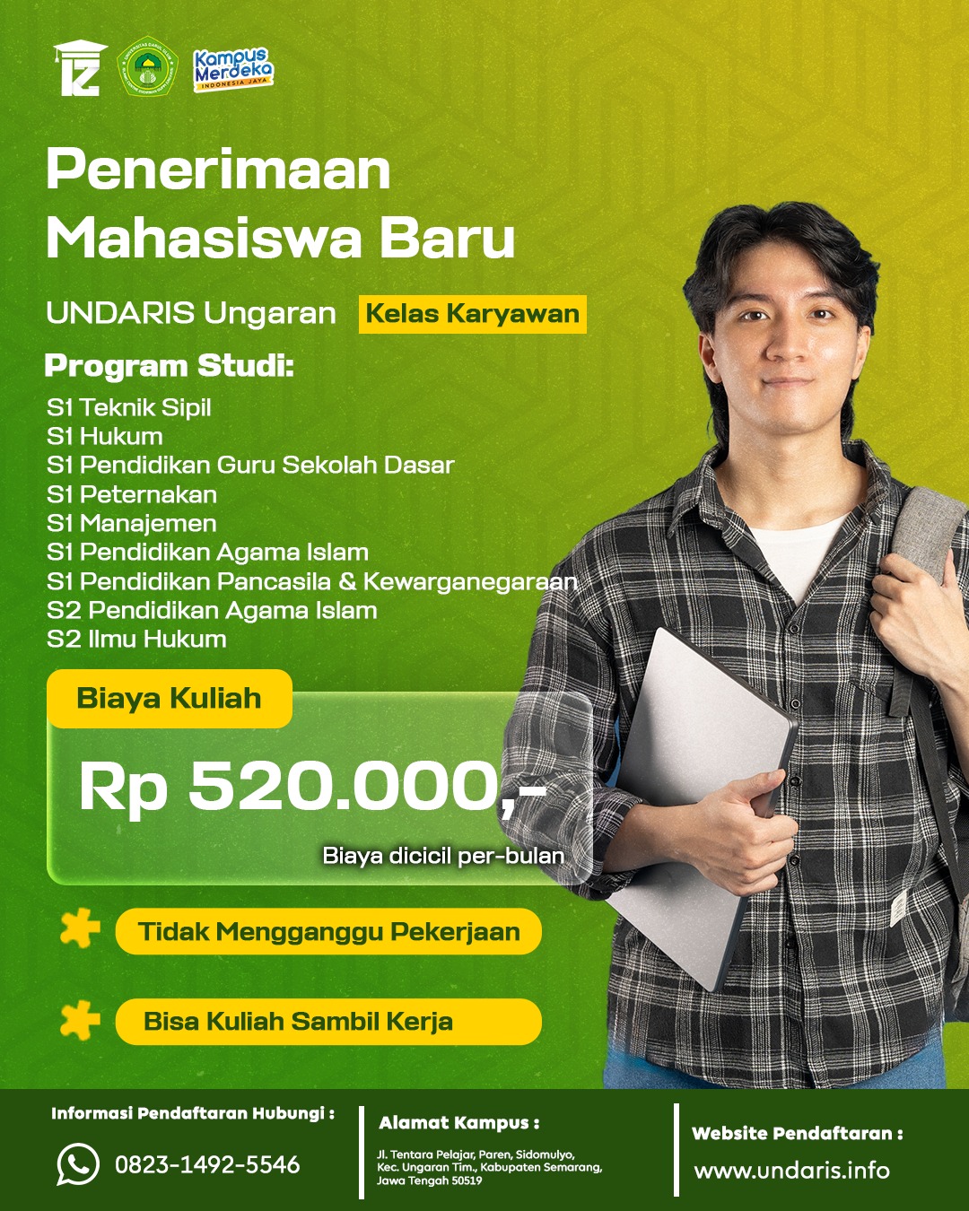 Penerimaan Mahasiswa Baru UNDARIS