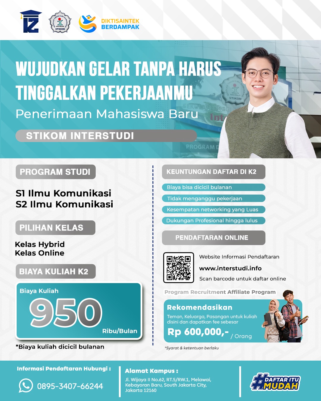 Kuliah Fleksibel di STIKOM InterStudi Jurusan Ilmu Komunikasi