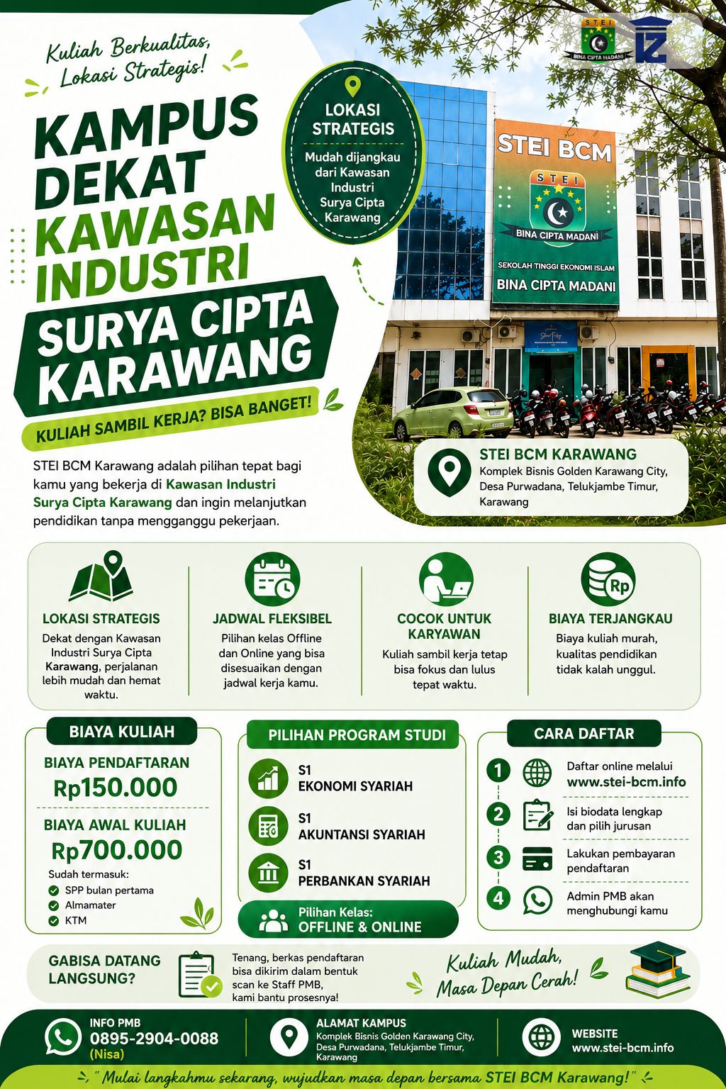 Kampus Dekat Kawasan Industri Surya Cipta Karawang