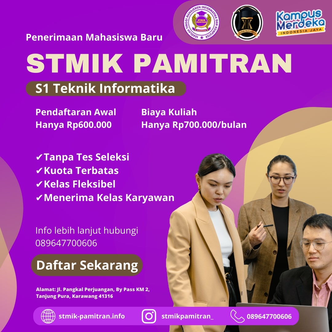Jadilah si Jago IT dengan Kuliah di STMIK Pamitran Karawang