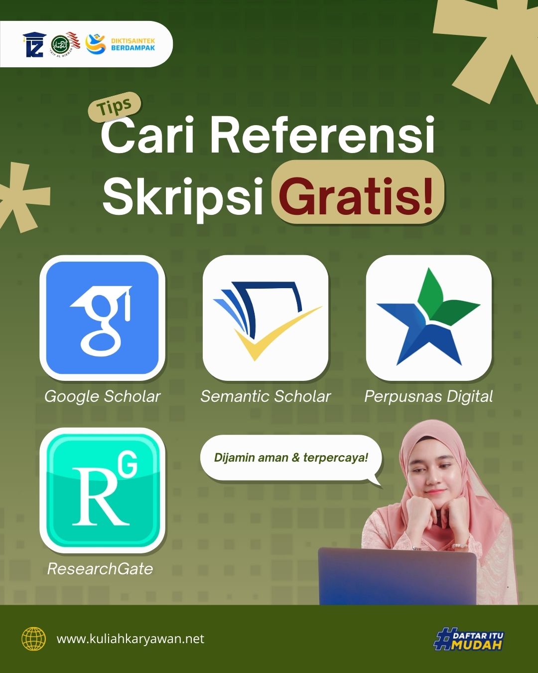 Sumber Skripsi Gratis Serta Info Kuliah Online Murah di Surabaya